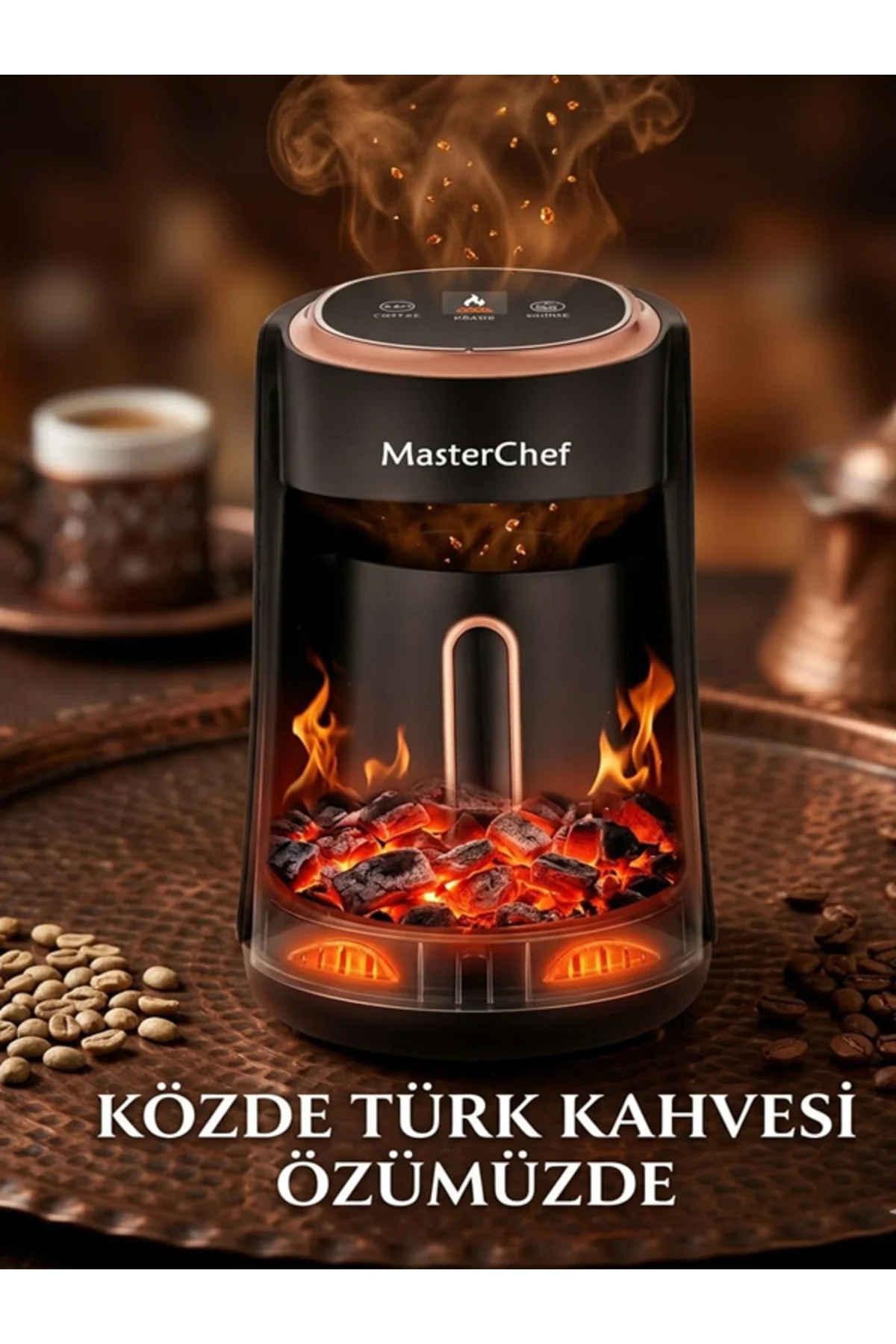 Bol Köpüklü Tekli Türk Kahve Makinesi