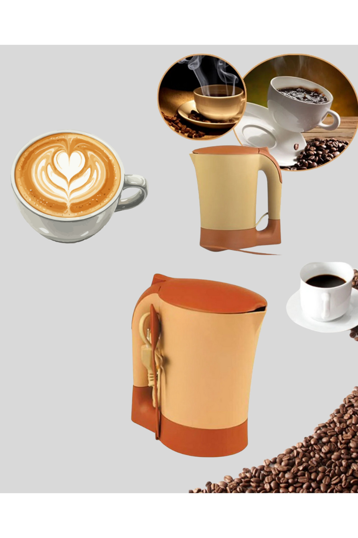 Bol Köpüklü Türk Kahvesi Makinesi Çok Amaçlı Kullanım - Lisinya