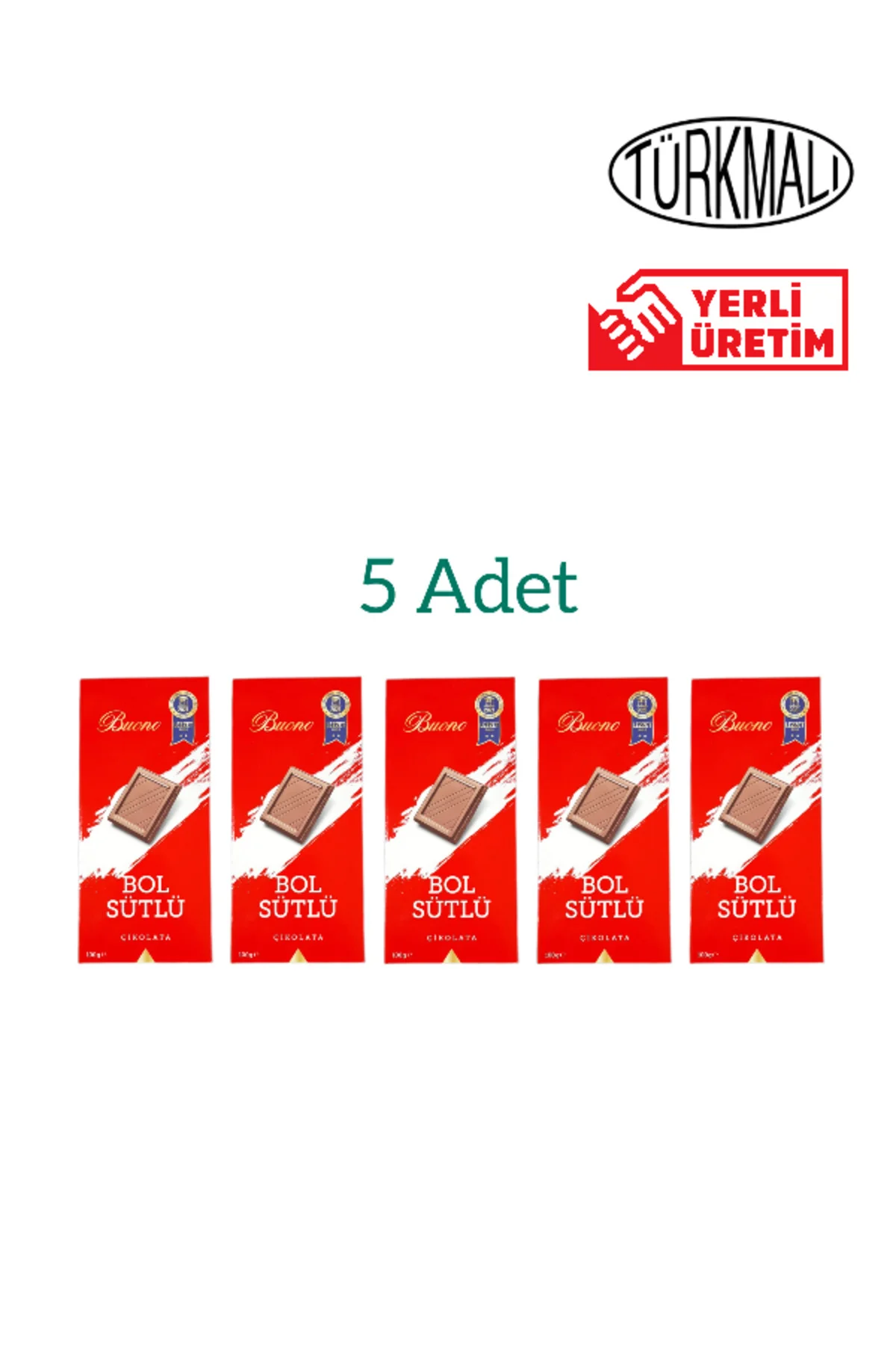 BOL SÜTLÜ ÇİKOLATA 100 GR 5 LİPAKET