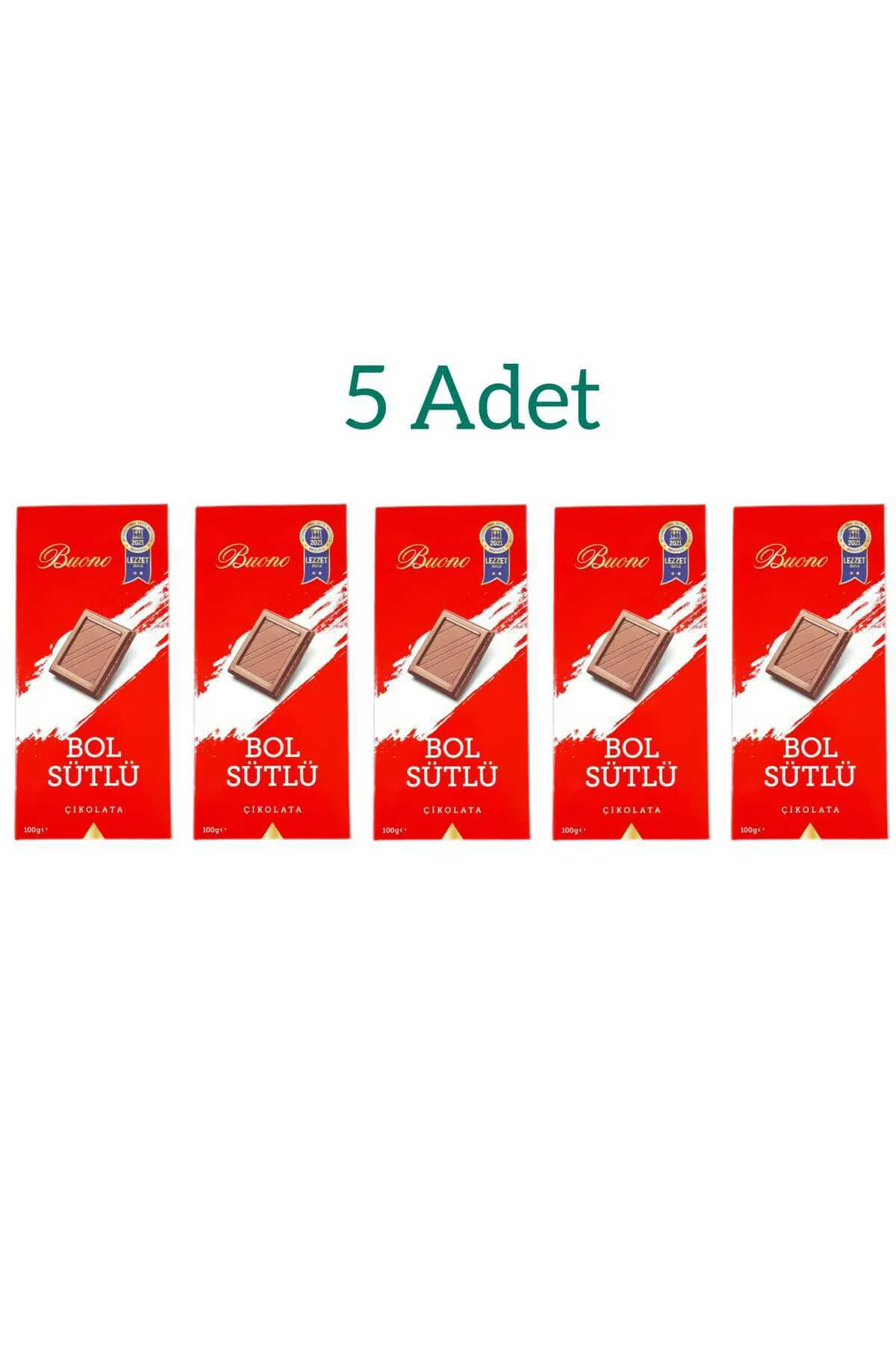 BOL SÜTLÜ ÇİKOLATA 100 GR 5 LİPAKET