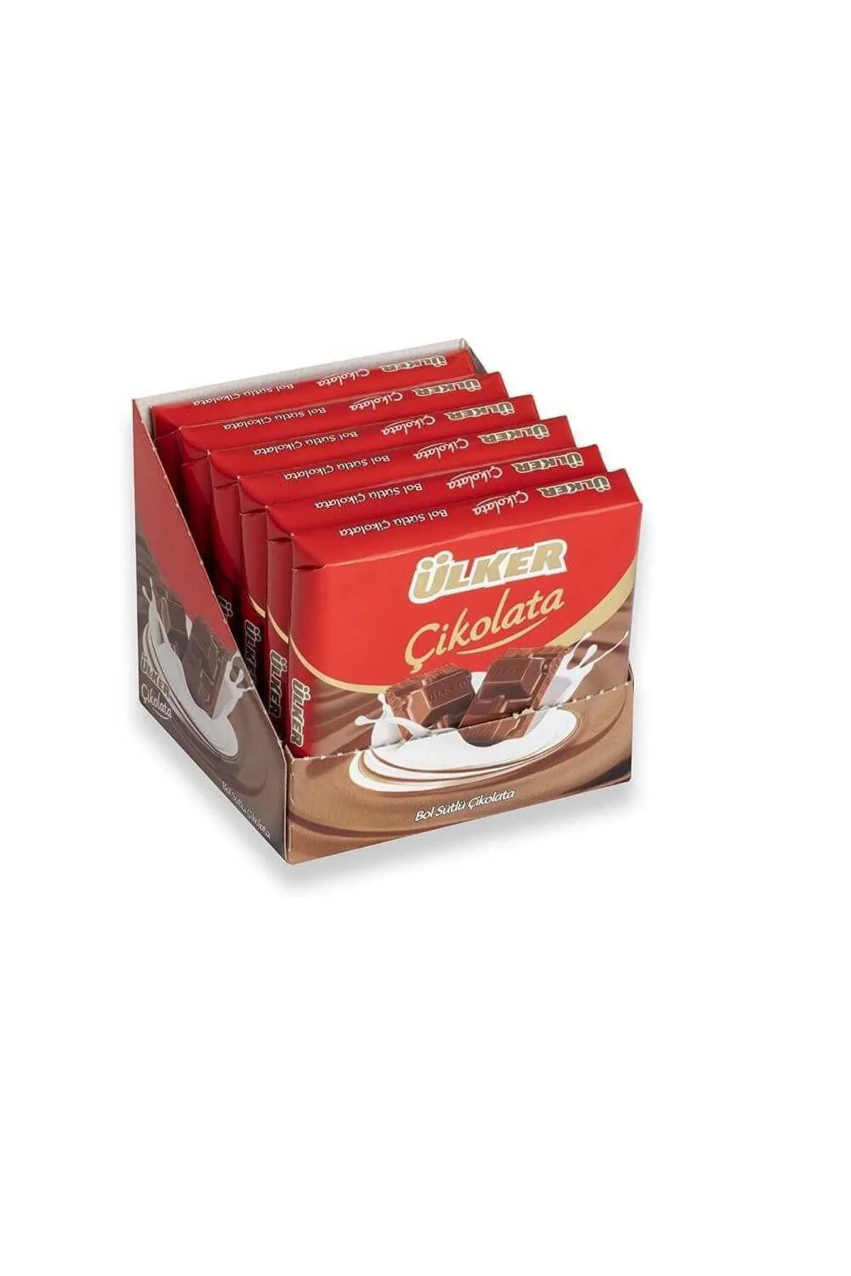 Bol Sütlü Kare Çikolata - 60 gram - 6 Adet