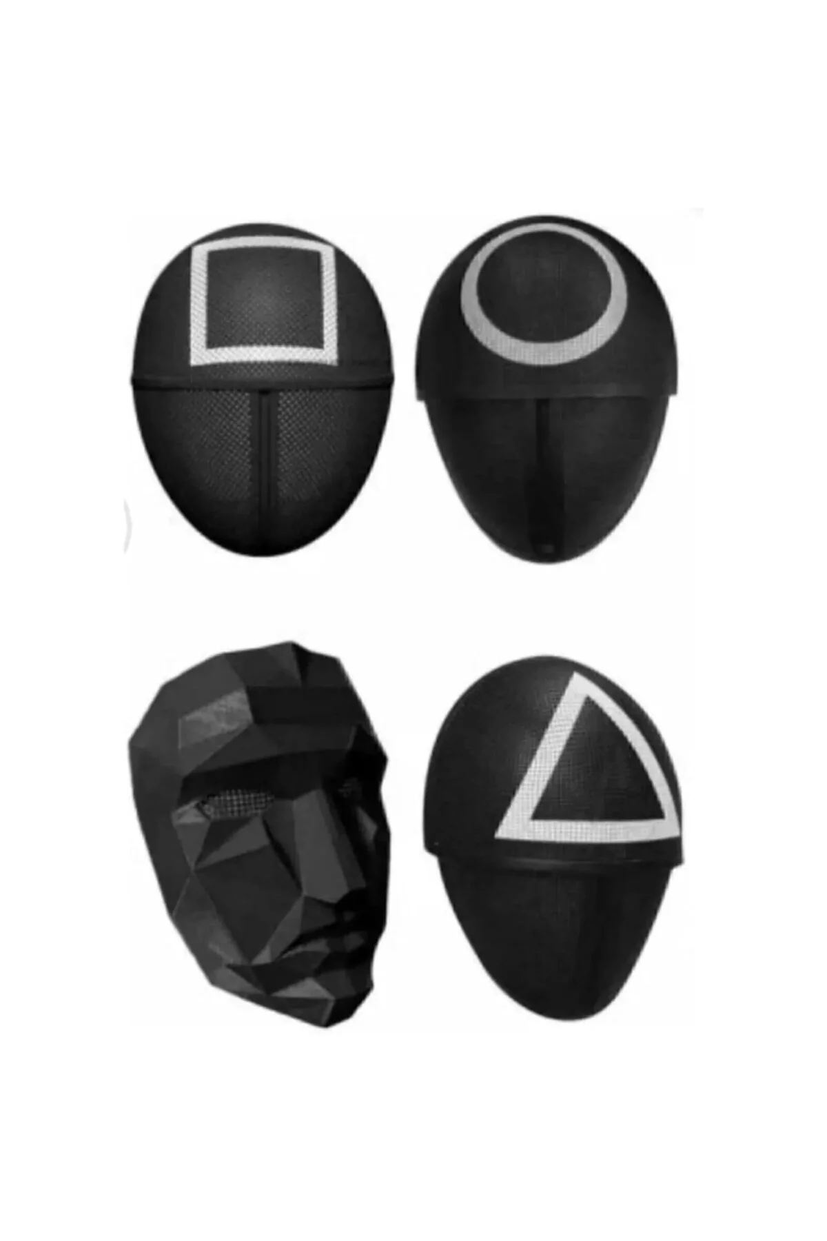 Boland - Maske – Üçgen, kare, daire veya lider, 4 motif seçeneği,