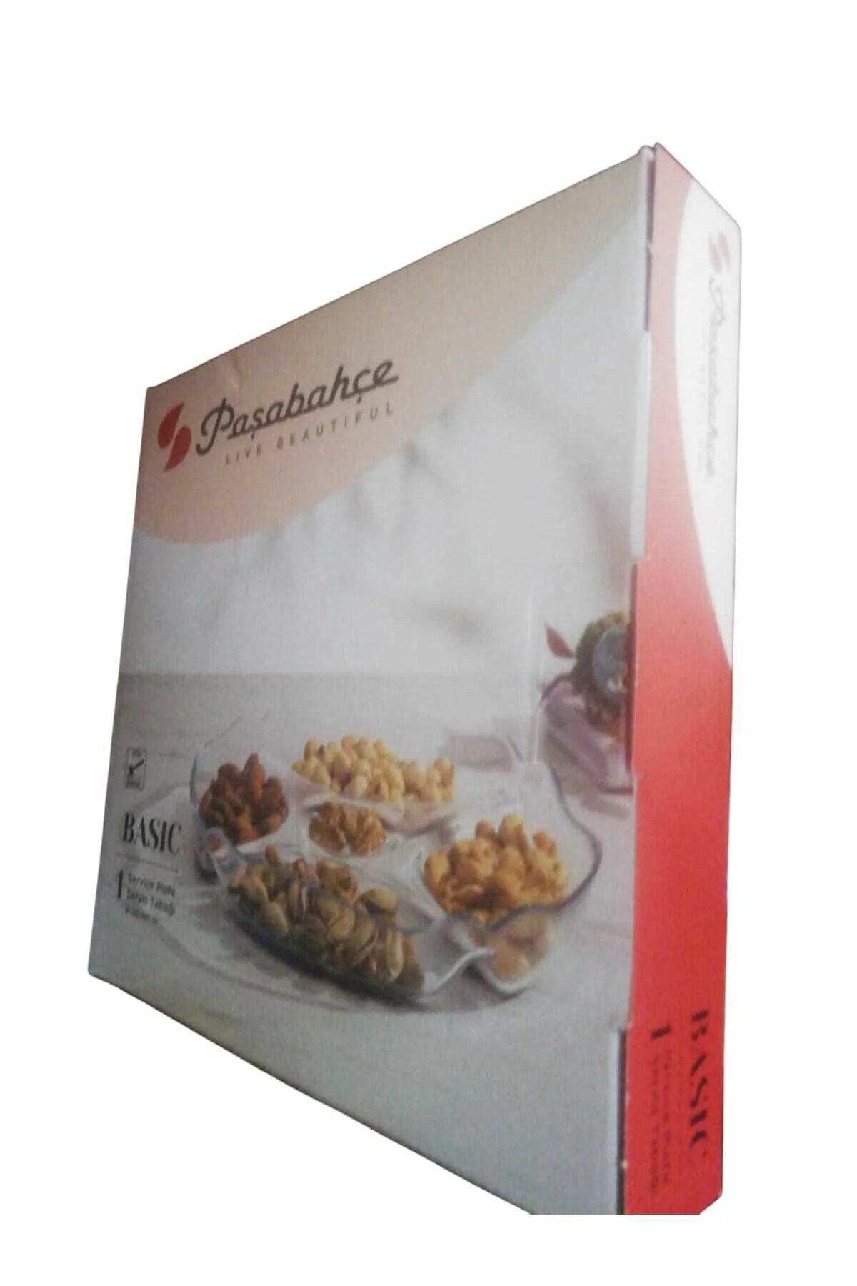 Bölmeli Çerez Ve Kahvaltı Servis Tabağı Basıc 10467