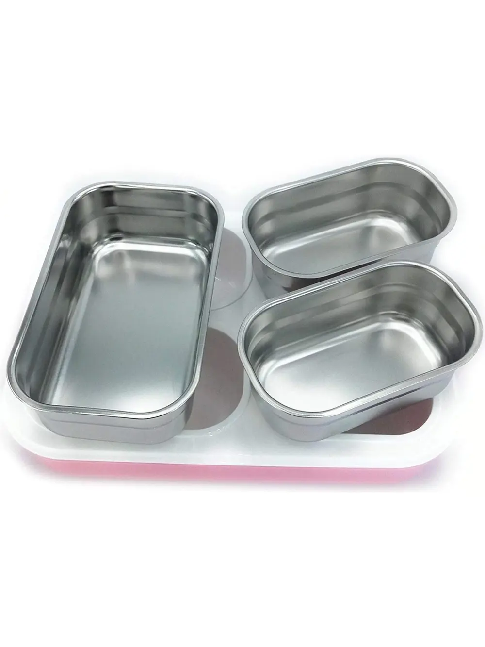 Bölmeli Paslanmaz Çelik Saklama Kabı Sızdırmayan Beslenme Kabı 12