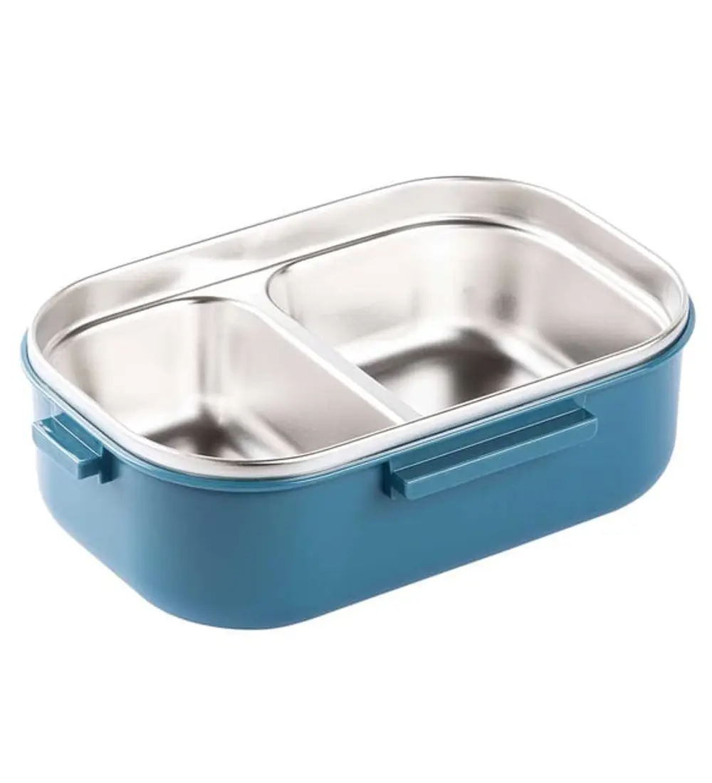 Bölmeli Paslanmaz Çelik Saklama Kabı Sızdırmayan Beslenme Kabı 0,