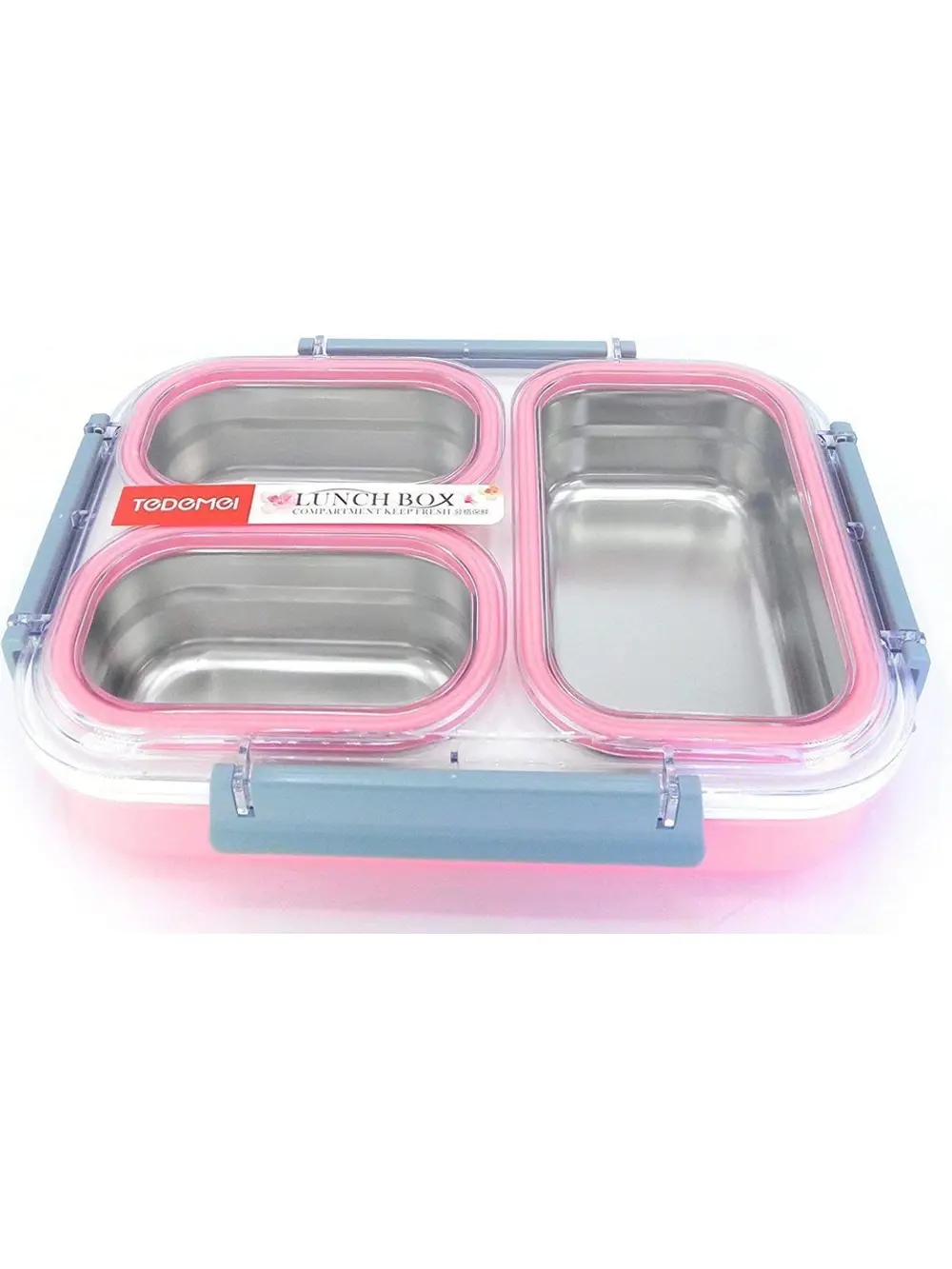 Bölmeli Paslanmaz Çelik Saklama Kabı Sızdırmayan Beslenme Kabı 12