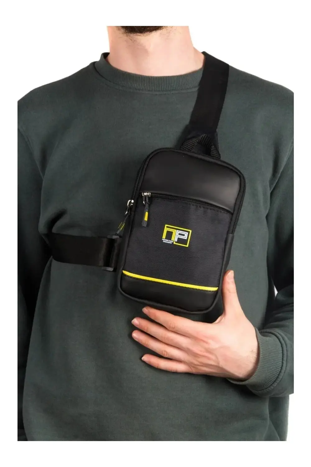 Bölmeli Unısex Çapraz Çanta