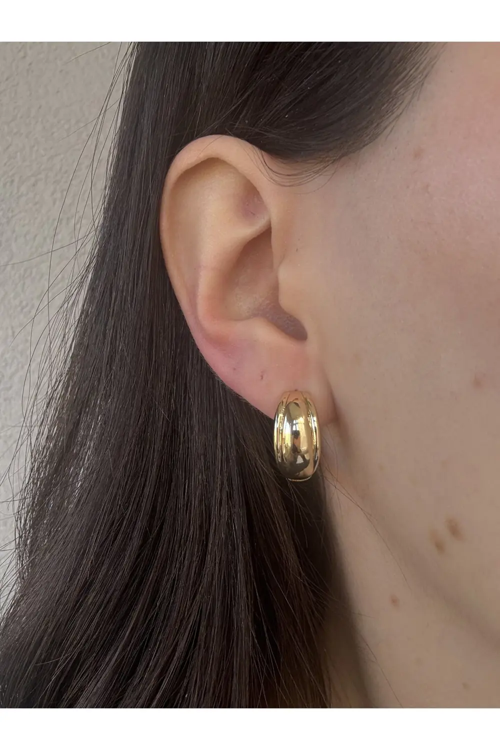 Atelier Emine Bombeli Çelik Küpe