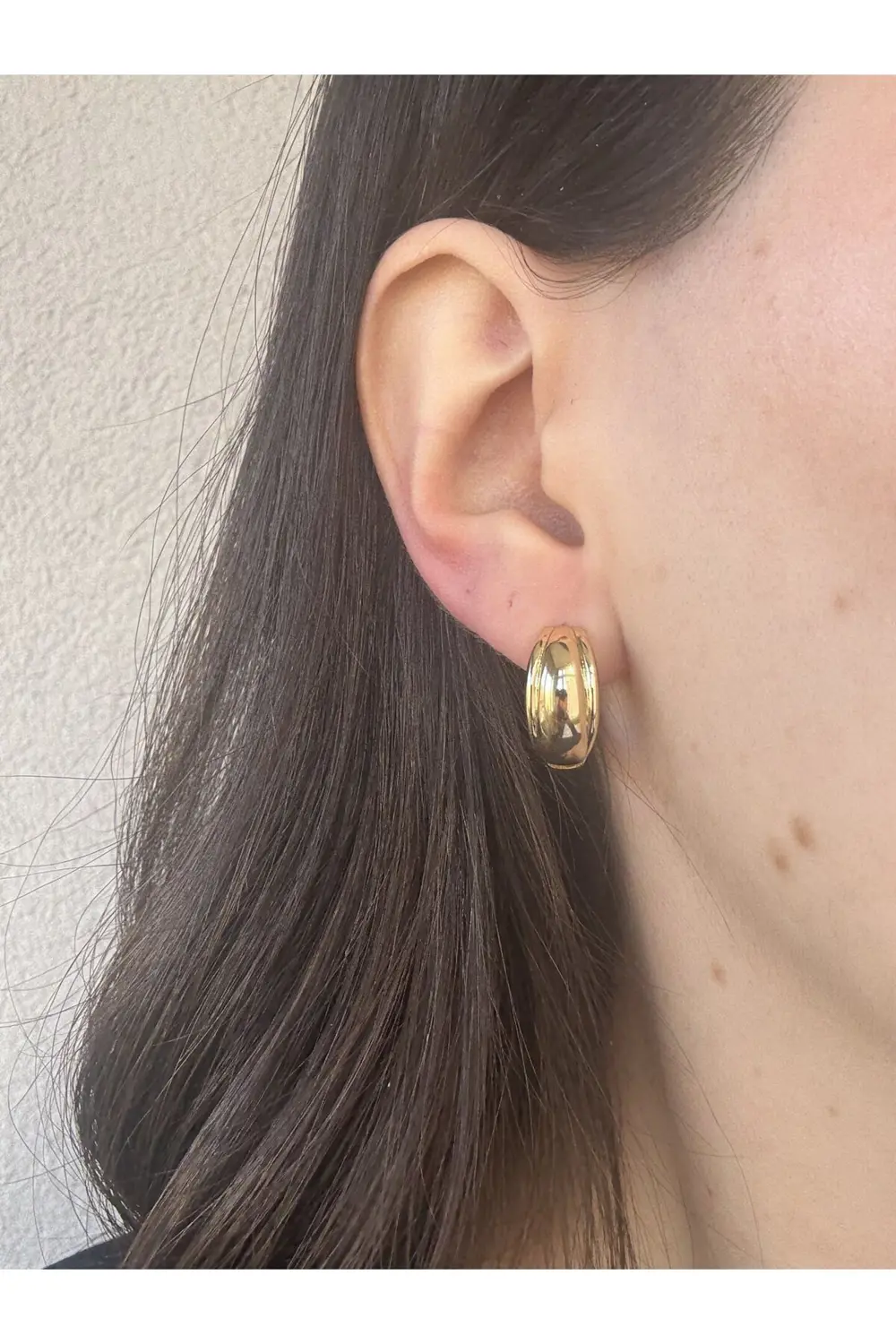 Atelier Emine Bombeli Çelik Küpe