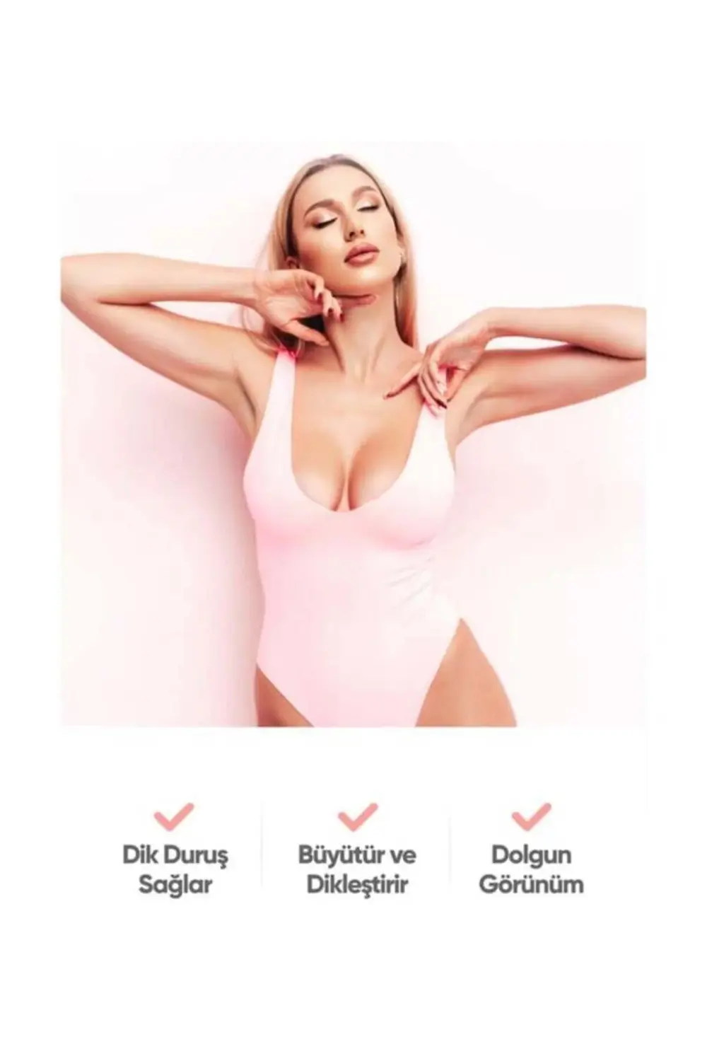 Bombsize Kadınlara Özel Göğüs Geliştirici Dolgunlaştırıcı Sıkılaş