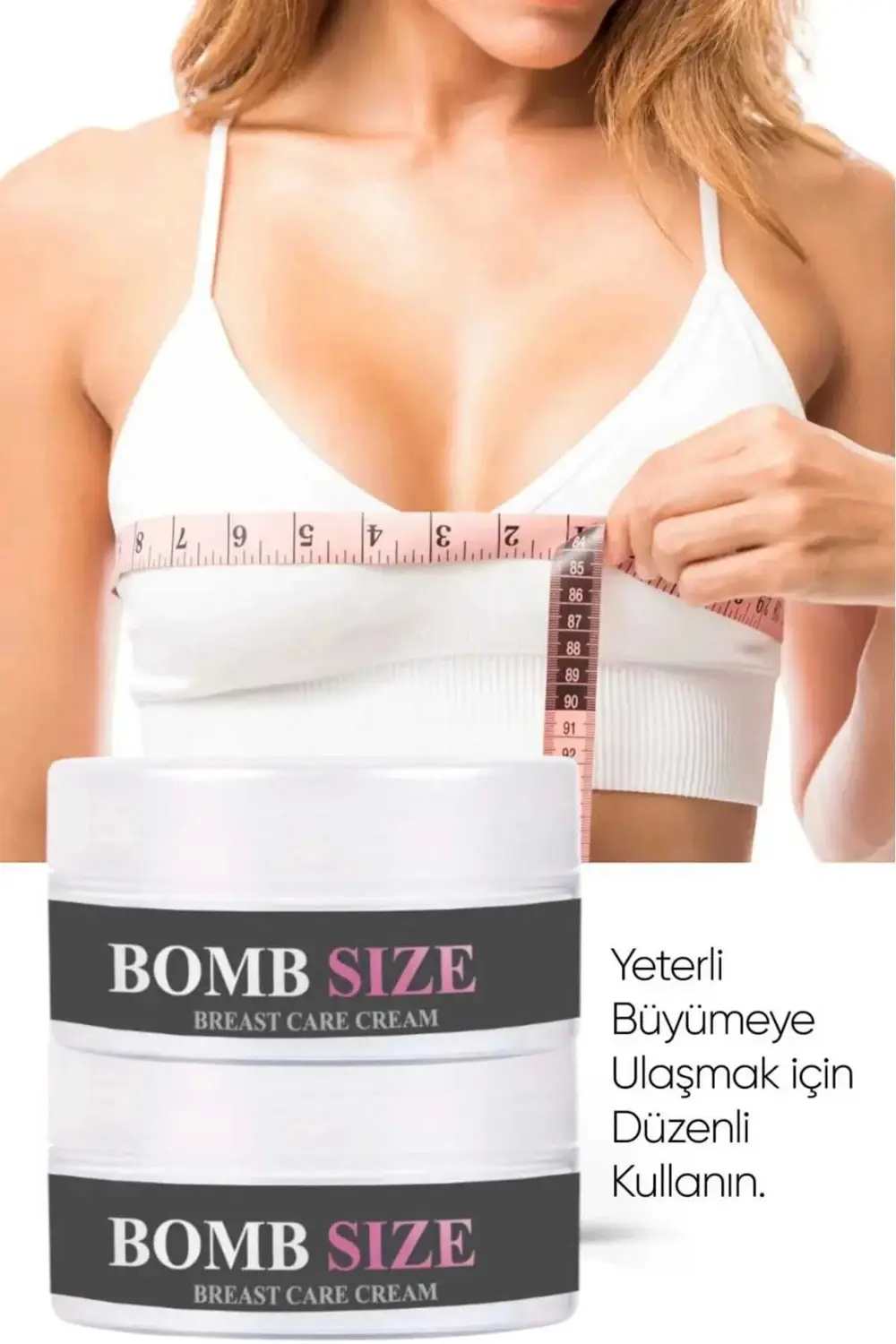 Bombsize Kadınlara Özel Göğüs Geliştirici Dolgunlaştırıcı Sıkılaş