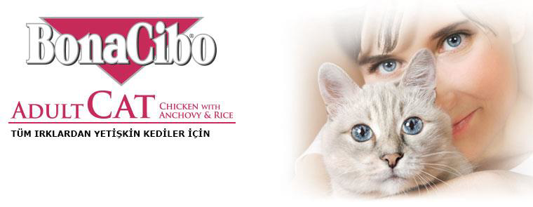 BonaCibo Adult Cat Tavuk Hamsi Kedi Maması 2 Kg