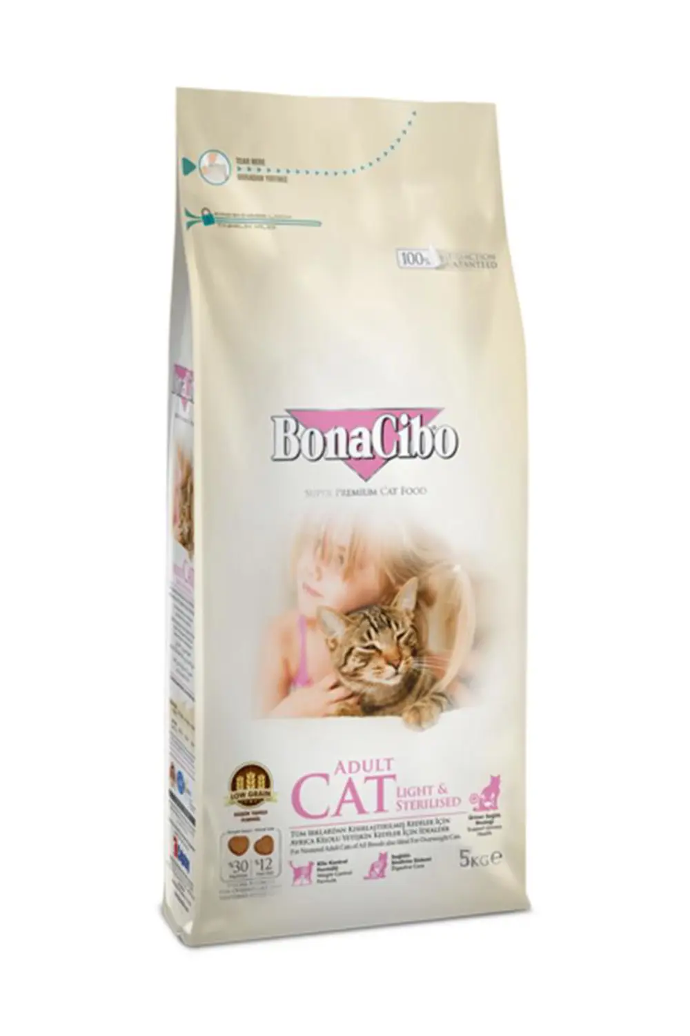 BonaCibo Adult Cat Light Sterilised Kısır Kedi Maması 5 kg
