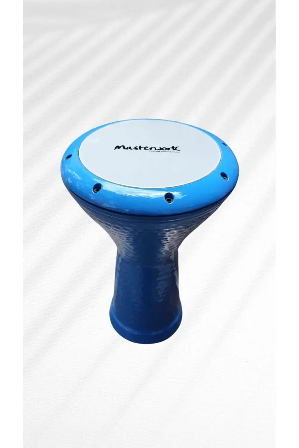 Boncuk Mavi Döküm Darbuka