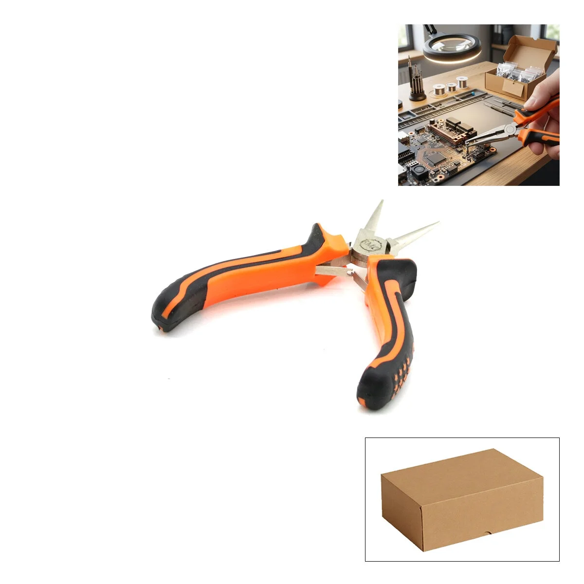 Boncuk Mini Dış Segman Pense Düz Bx40