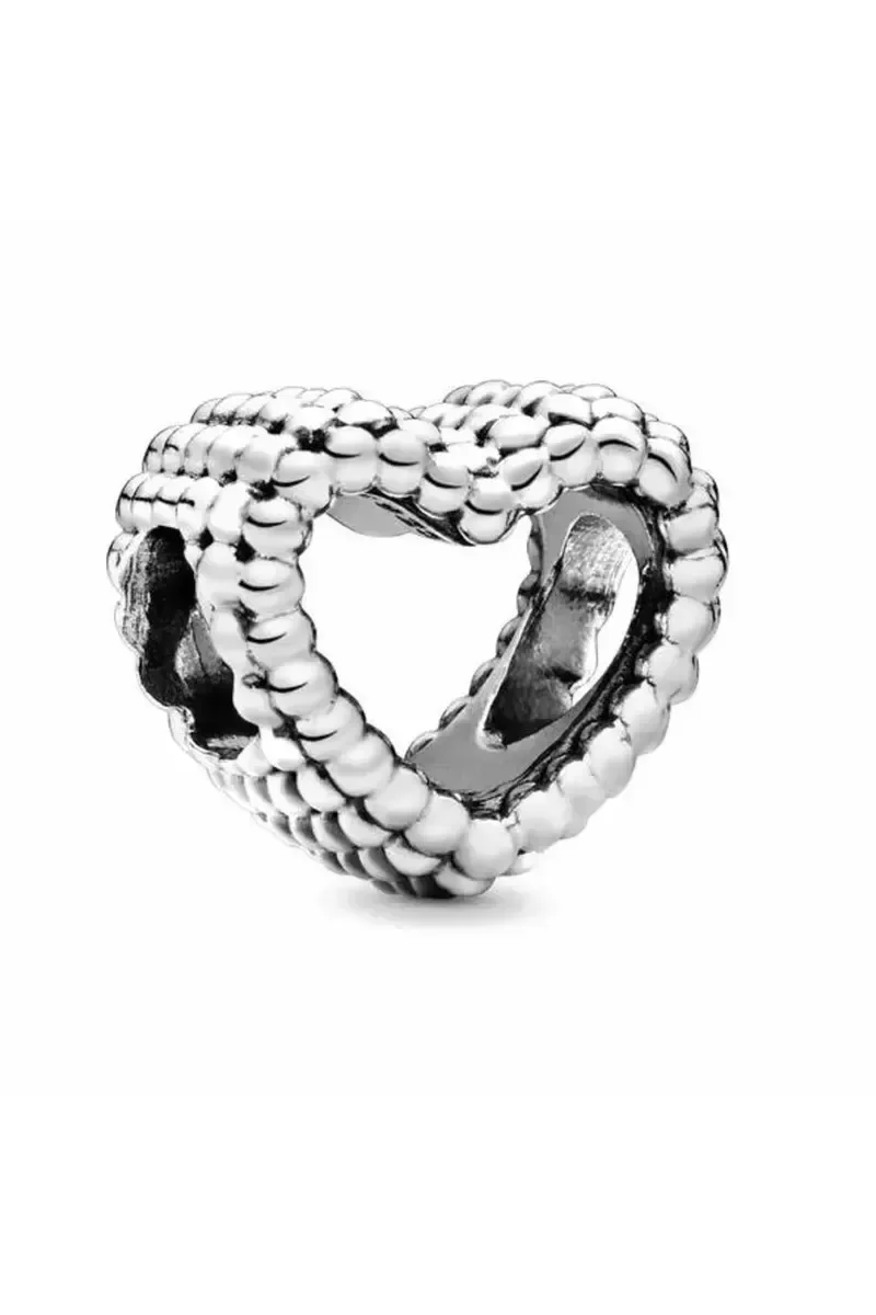 Boncuklu Kalp Küresi Charm - Gümüş Kaplama Moments ve MimozaAVM Bileklik ile Uyumlu Fiyatı, Yorumları ve Özellikleri
