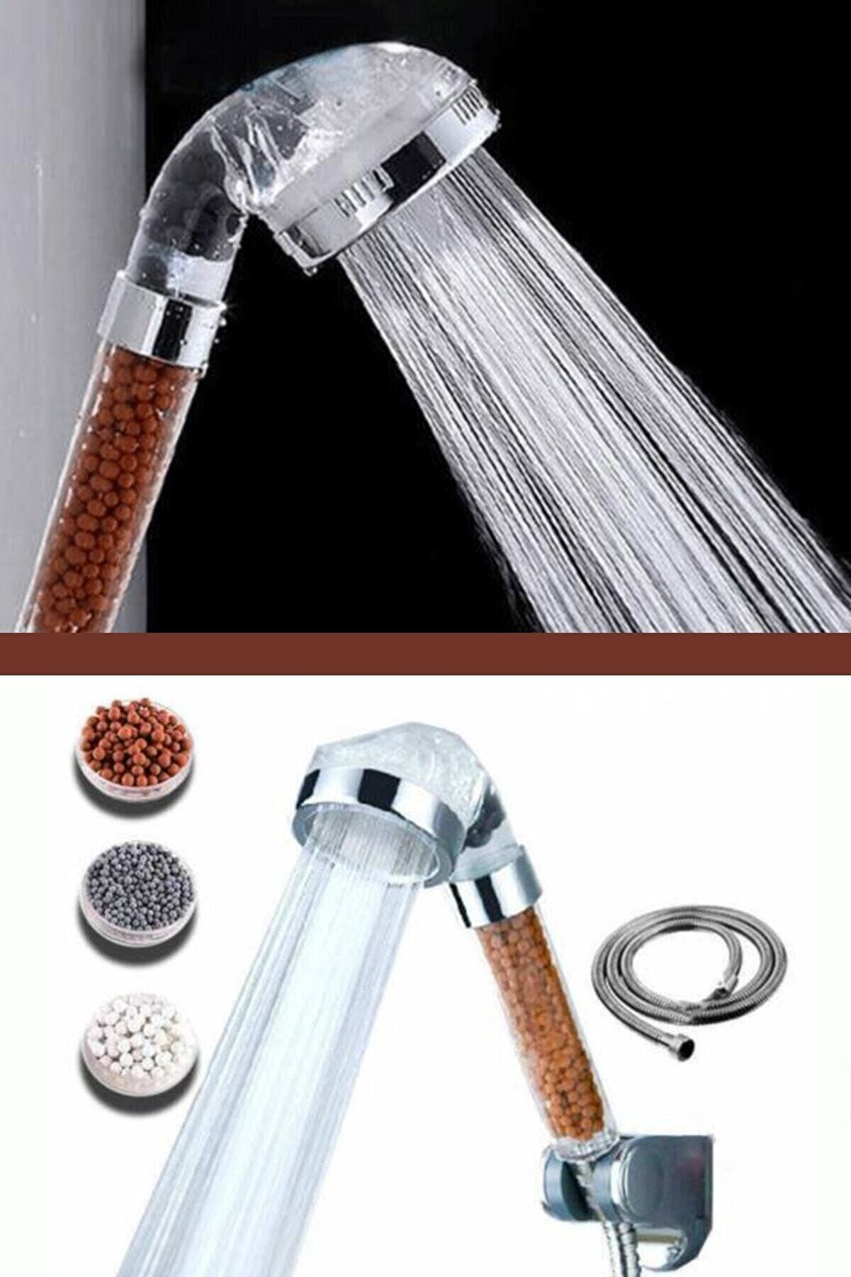 Boncuklu Su Tasarruflu Kireç Önleyici Duş Başlığı Boncuklu Su Tasarruflu Kireç Önleyici Duş Başlığı