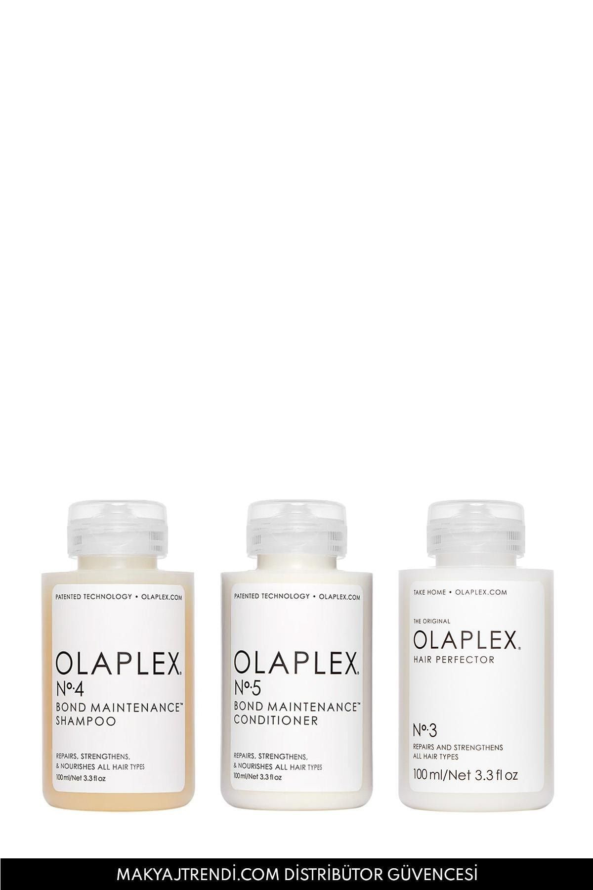 Olaplex Bond Maintenance System Travel Trio - Bağ Güçlendirici & Saç Kusu