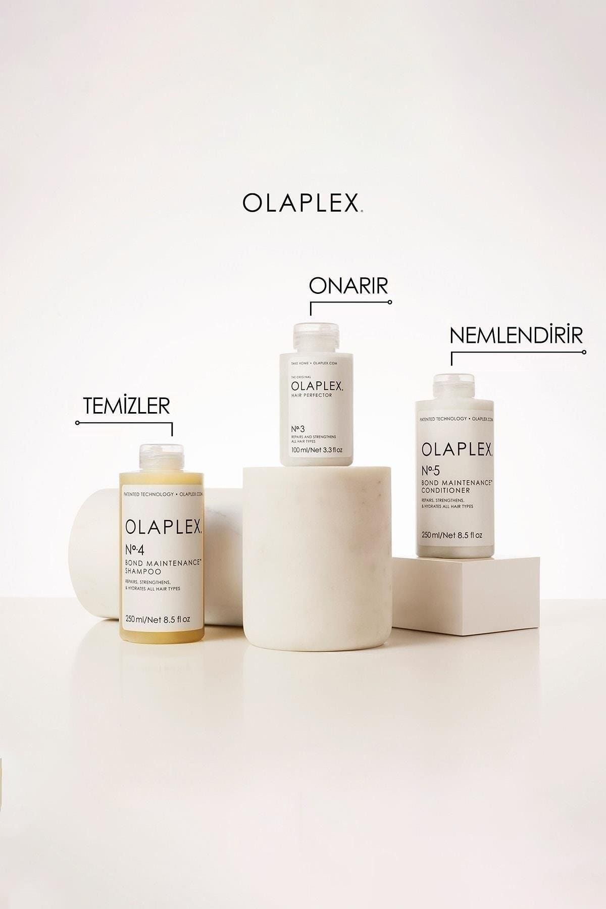 Olaplex Bond Maintenance System Travel Trio - Bağ Güçlendirici & Saç Kusu