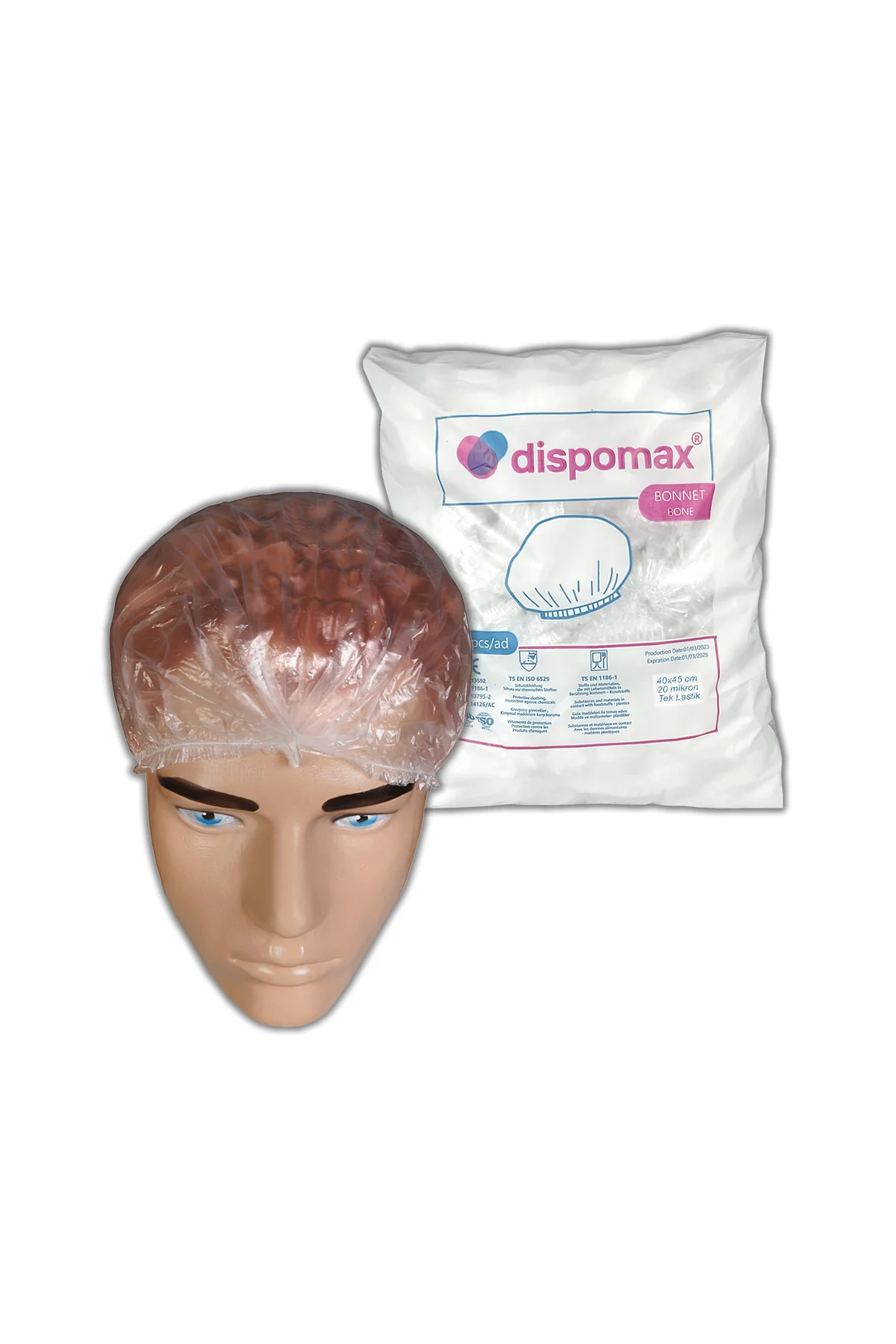 Bone 1 paket 100 adet Beyaz kafa tasi icin banyo yüzme dus yikanm