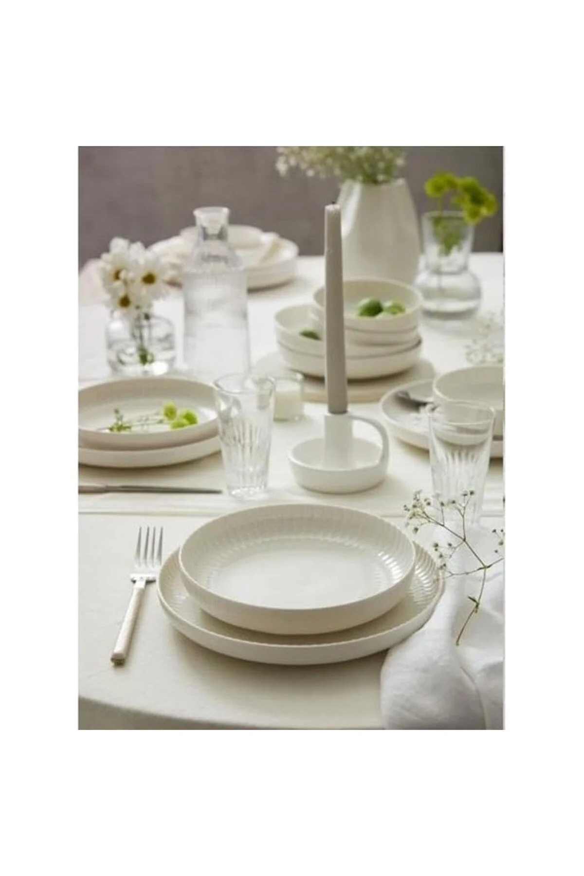 Bone Crest 24 Parça Yemek Takımı Sade