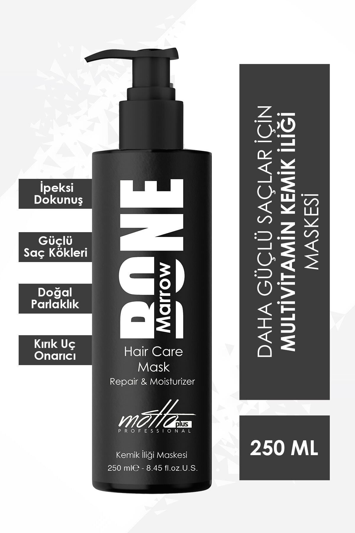 Motto Plus Professional Bone Marrow Kemik İliği Saç Maskesi 250Ml