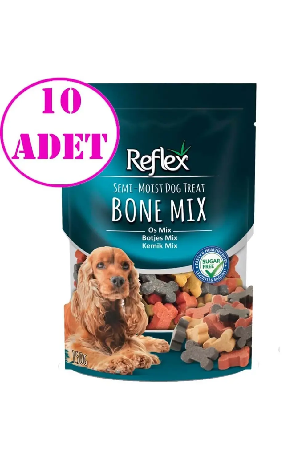 Bone Mix Yumuşak Köpek Ödülü 150gr 10 Ad