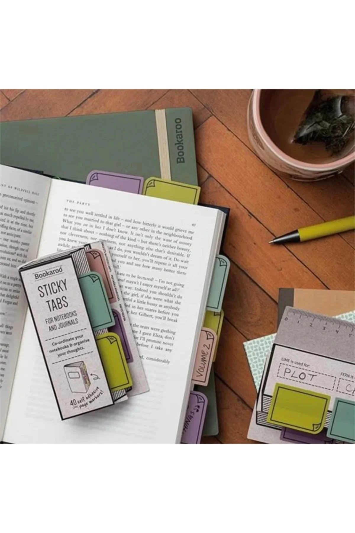 Bookaroo Kitap Ayracı ve Post It Pastel