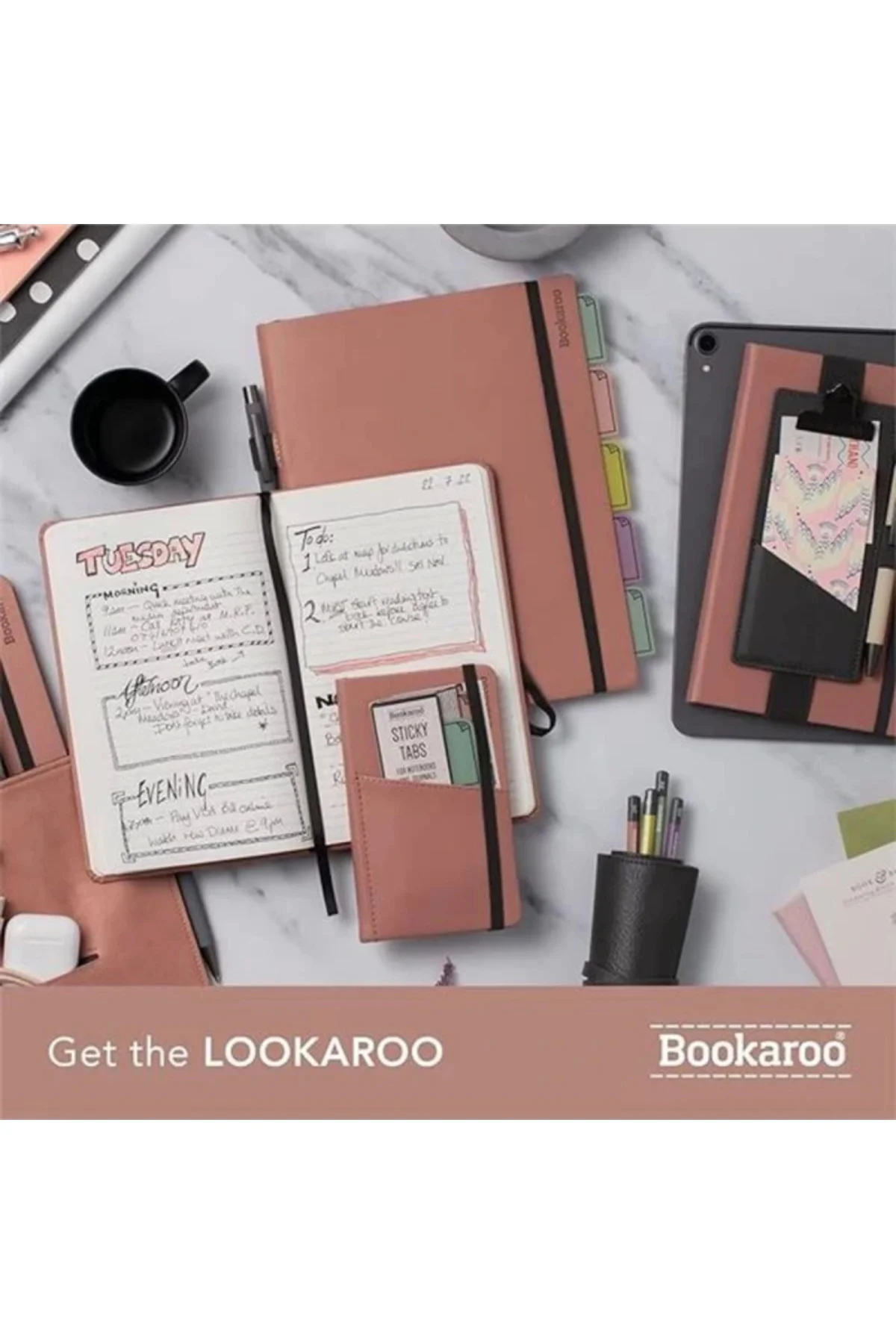 Bookaroo Kitap Ayracı ve Post It Pastel