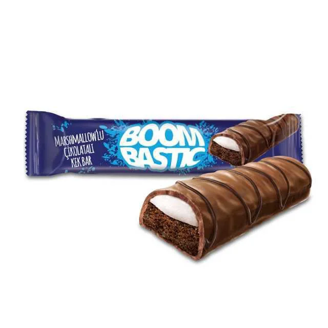 Boombastic Çikolalı Kek Tatlılığı 40gr – Lezzetli Protein Atıştırmalığı