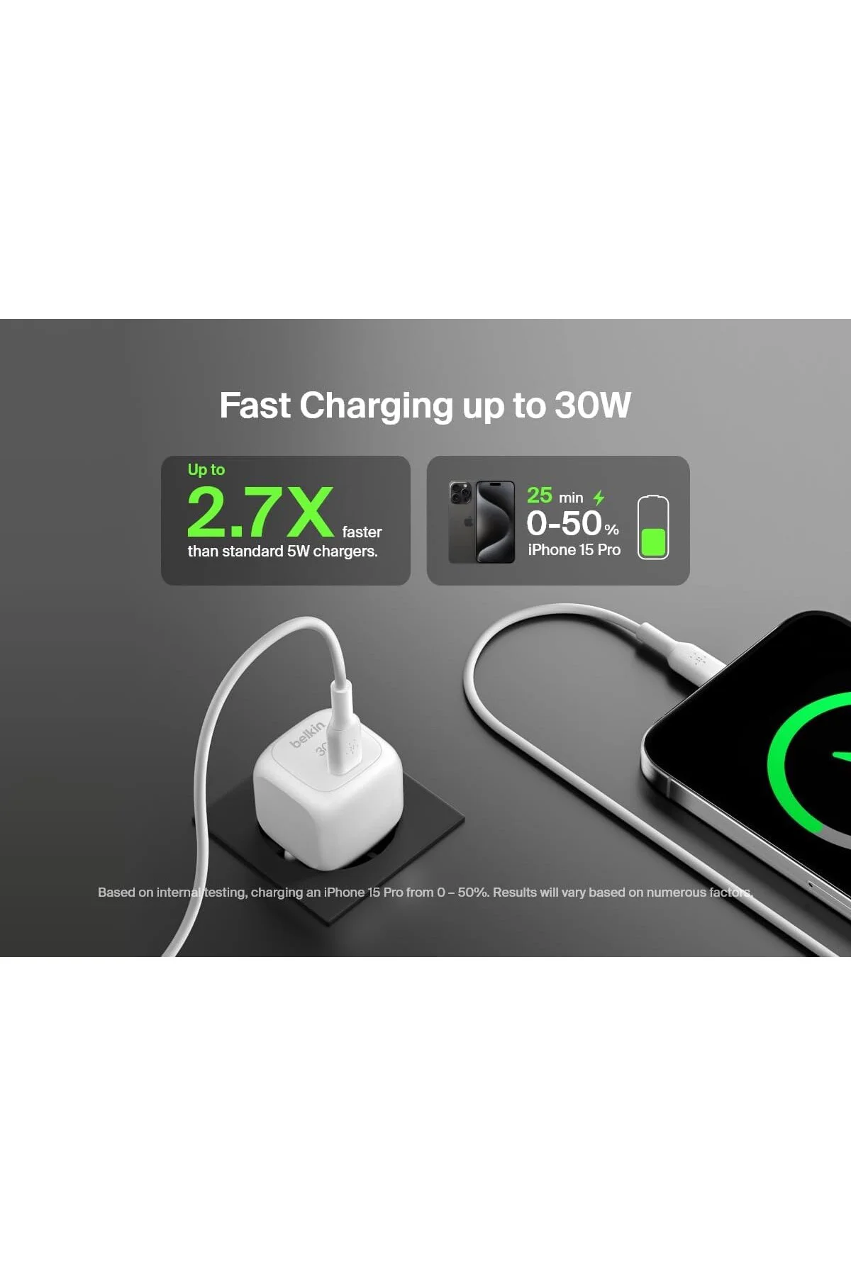 BoostCharge Power Adaptör USB-C Compact 30 Watt WCA008KQWH