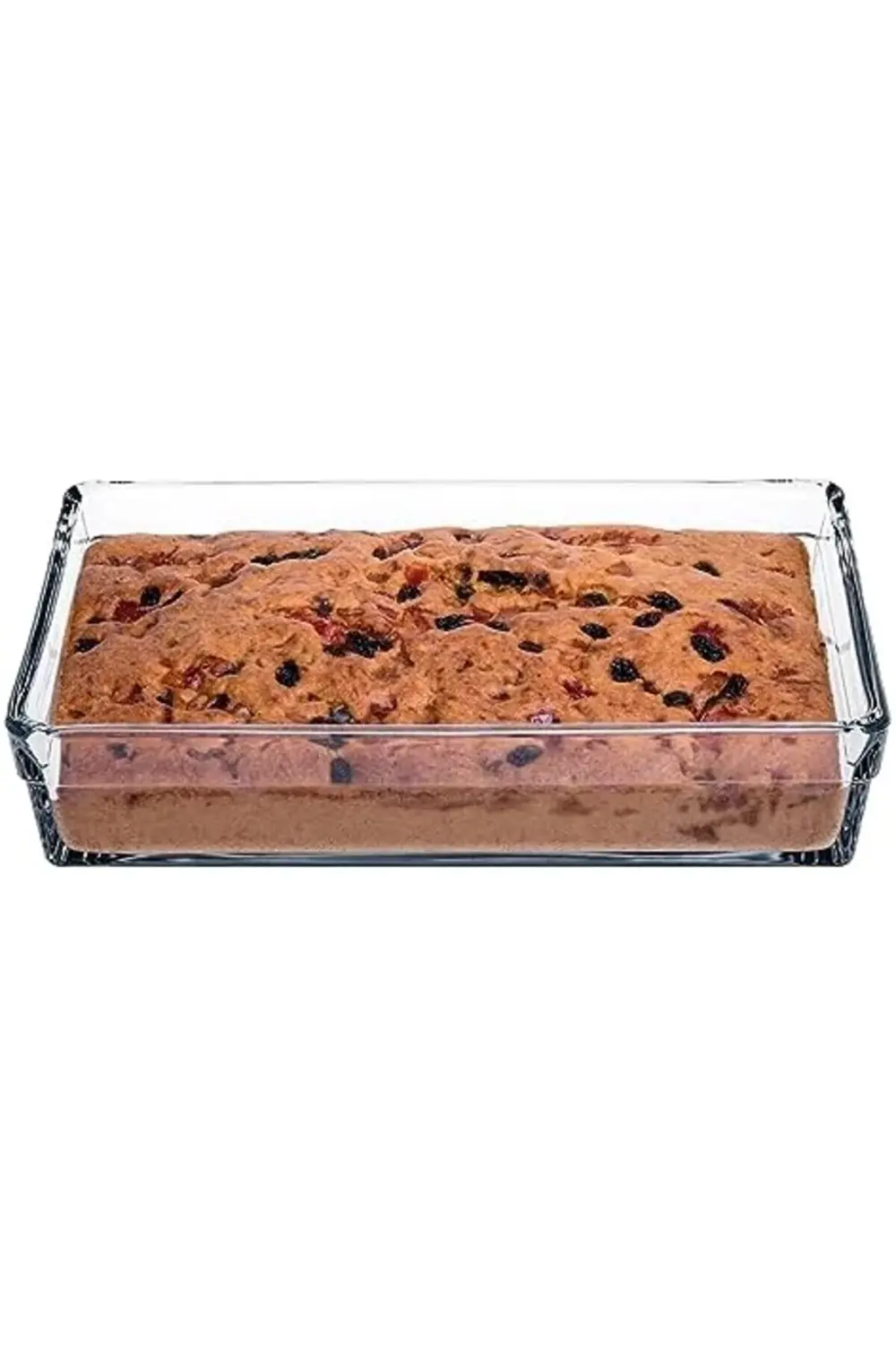 Borcam Premium Dikdörtgen Tepsi, 20 cm x 29 cm, Şeffaf, 2.5 Litre