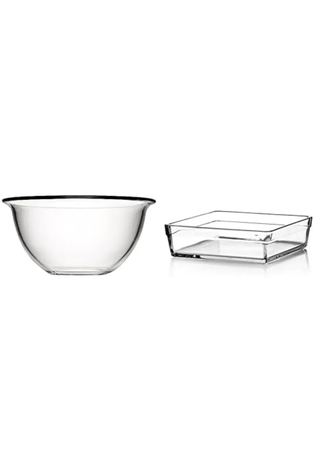 Borcam Premium Kare Tepsi, 23Cmx23Cm, 2400 cc + Yuvarlak Fırın Ka