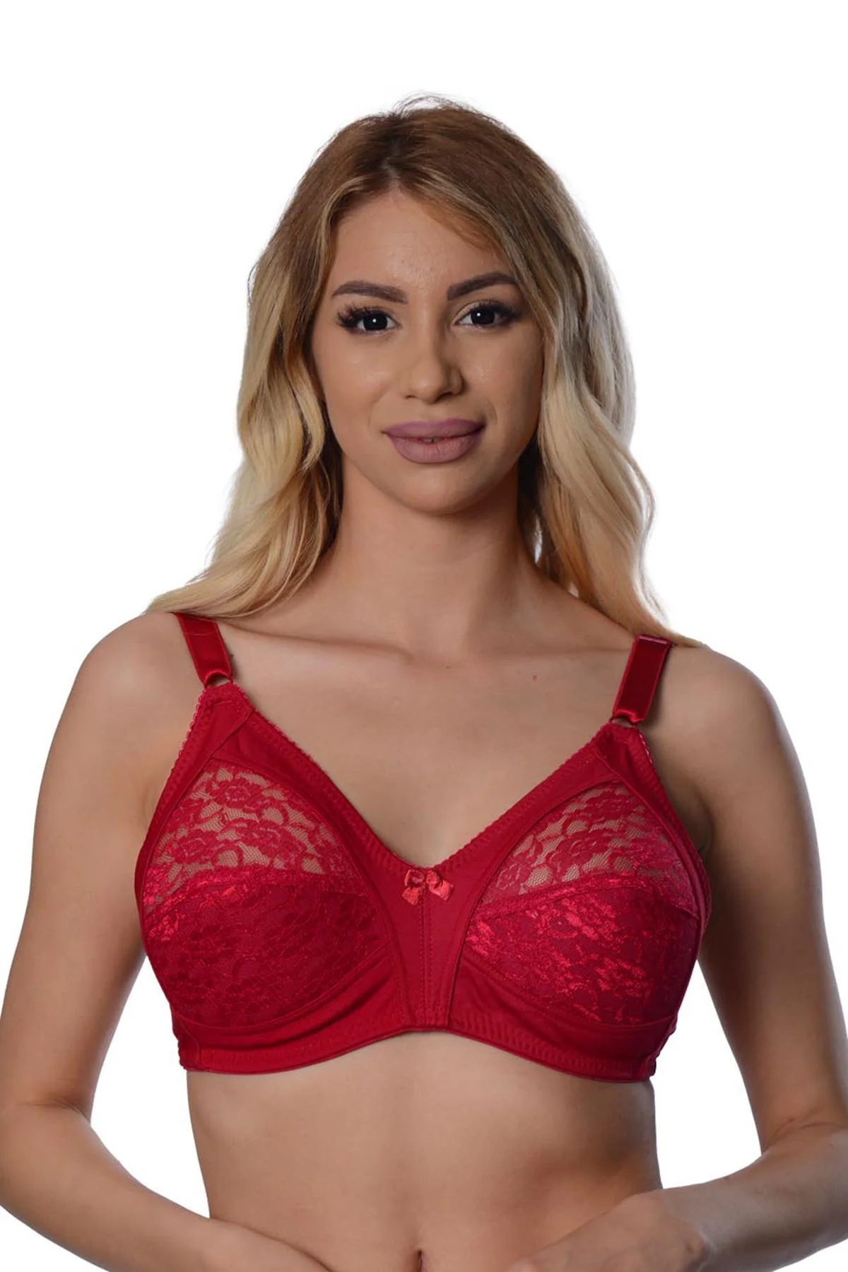 Bordo Dantelli Toparlayıcı Sütyen - 503 - Beden 105 491113 Bordo Dantelli Toparlayıcı Sütyen - 503 - Beden 105 491113