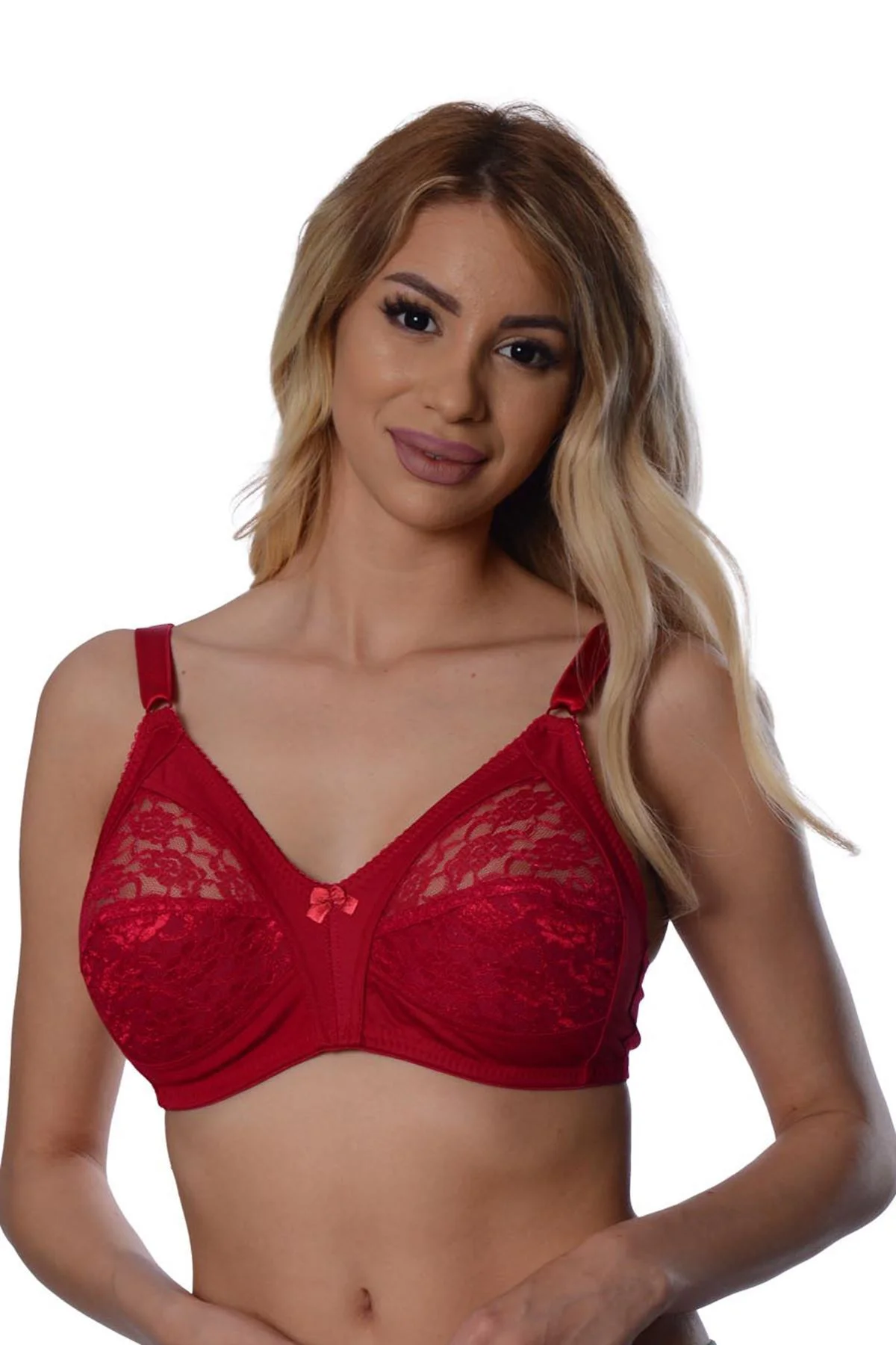 Bordo Dantelli Toparlayıcı Sütyen - 503 - Beden 105 491113 Bordo Dantelli Toparlayıcı Sütyen - 503 - Beden 105 491113