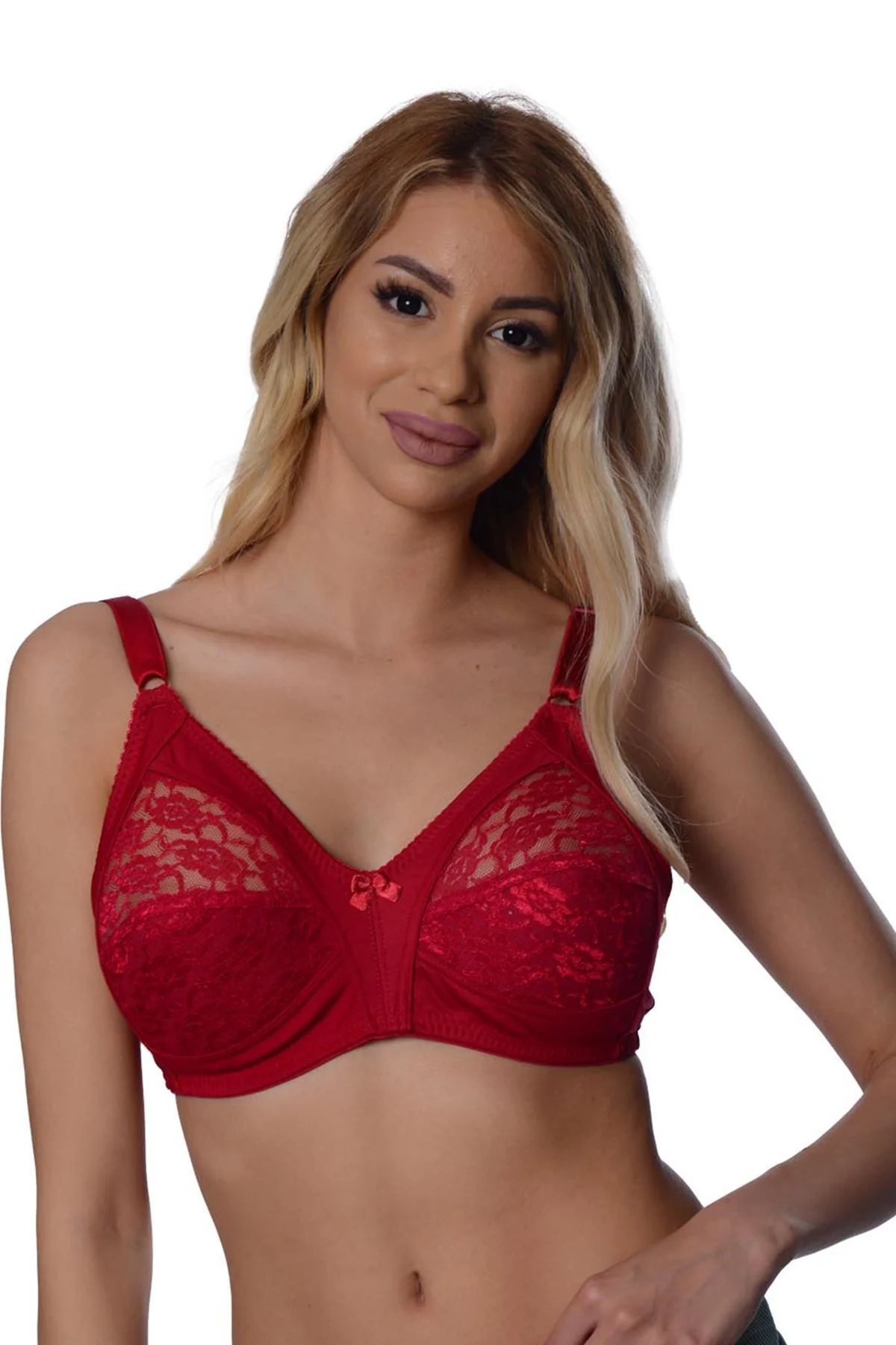 Bordo Dantelli Toparlayıcı Sütyen - 503 - Beden 105 491113 Bordo Dantelli Toparlayıcı Sütyen - 503 - Beden 105 491113