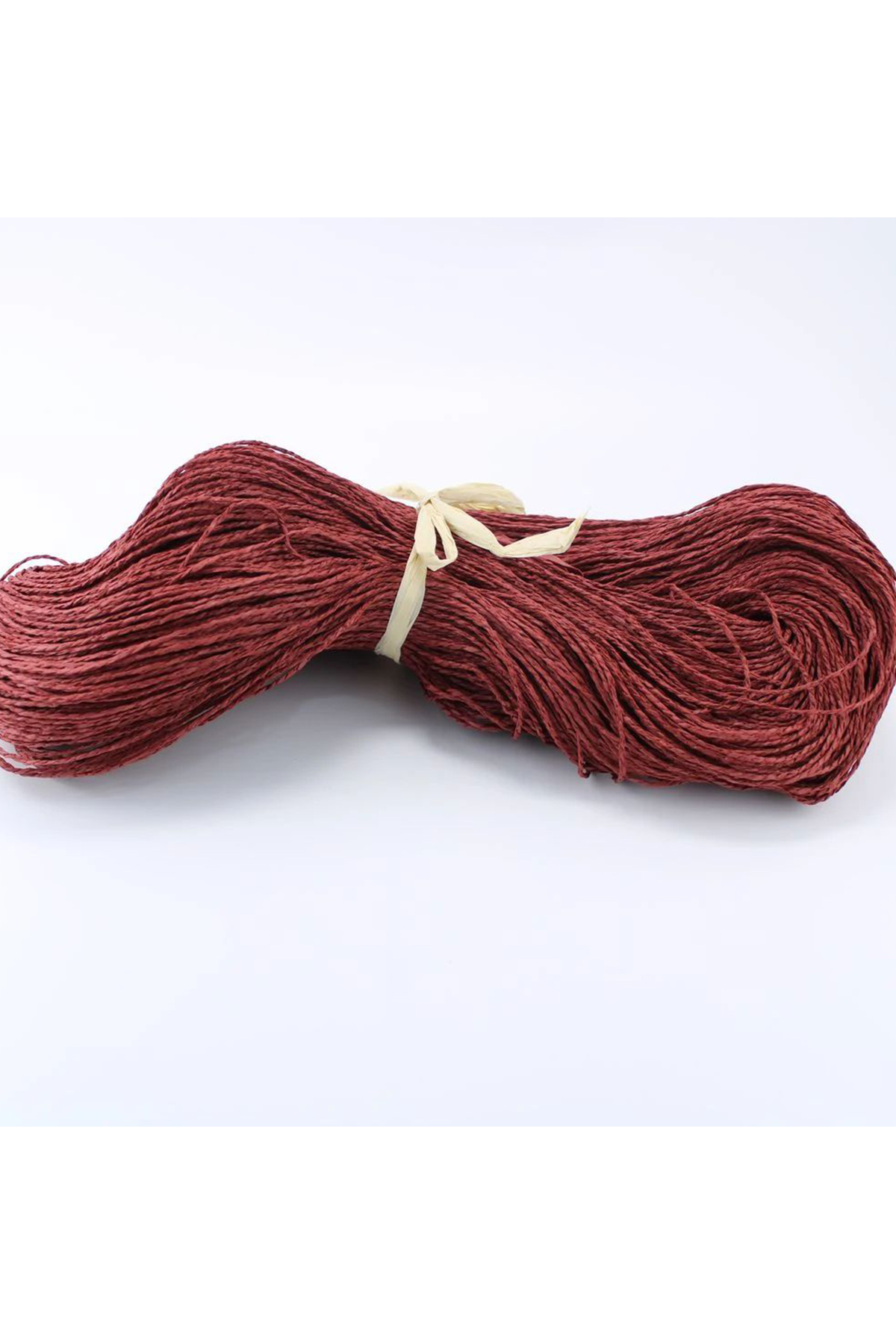 Bordo Renk Çile Kağıt İp Çanta Ipi Supla Ipi  No:62 - (550-600 gr