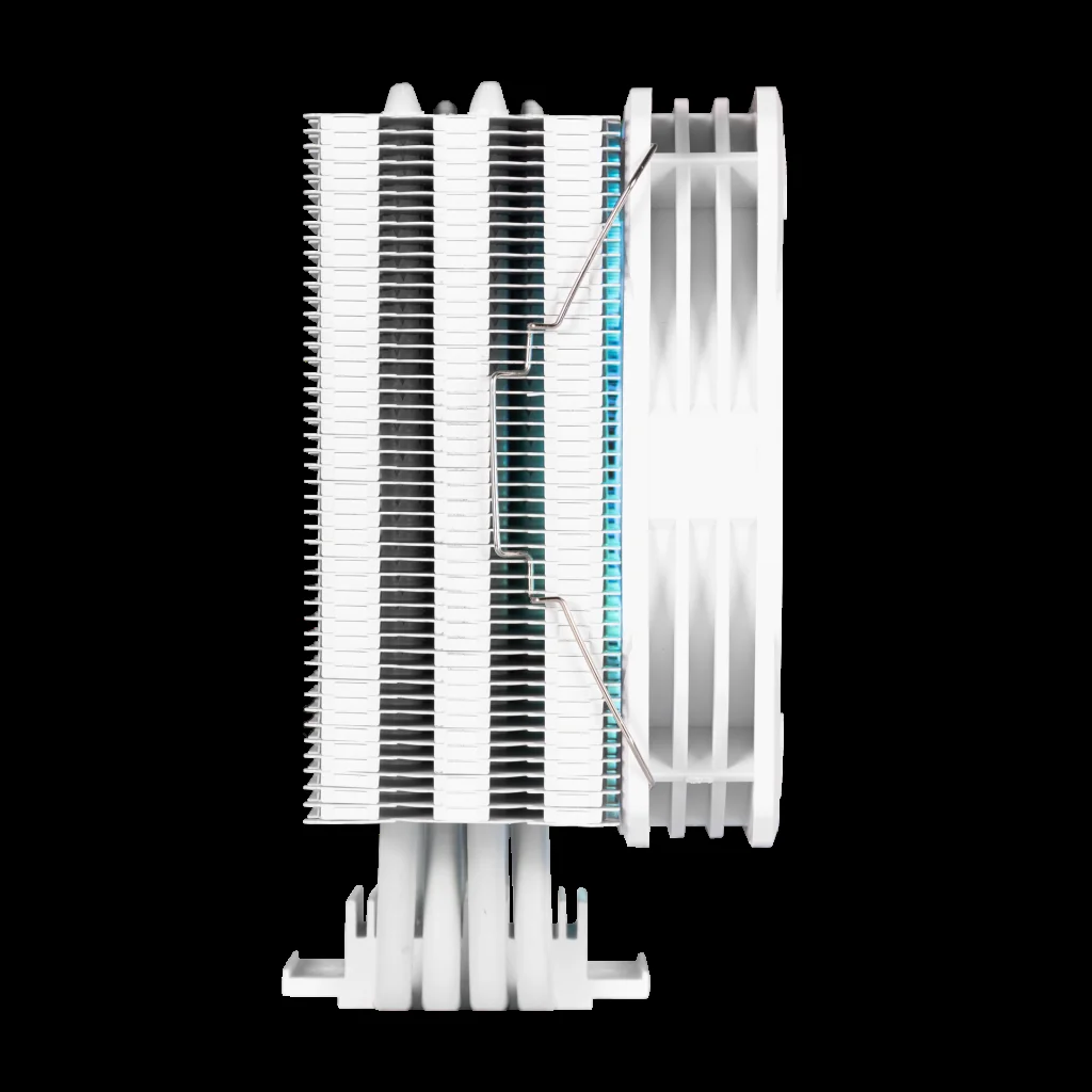 BOREAS E1-410 WH White Edition 120mm CPU Hava Soğutucu - ARGB RGB Aydınlatmalı ve AMD/Intel Uyumlu