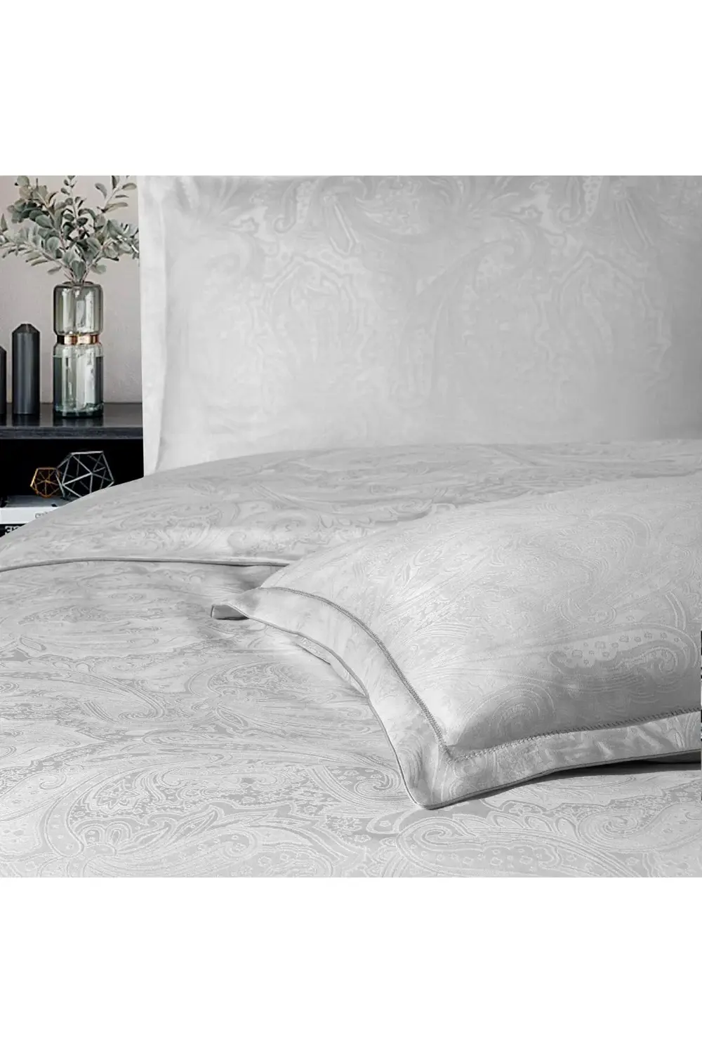 Sarev Borendo Çift Kişilik %100 Pamuk Saten "300 Tc" Nevresim Takımı Gr Sarev Borendo Çift Kişilik %100 Pamuk Saten "300 Tc" Nevresim Takımı Gr