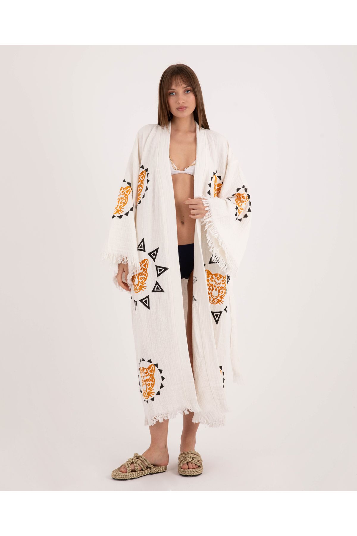 Bornoz ,Plaj Kıyafeti, Kimono , Kaftan ,Sabahlık &  Leopar Gücü