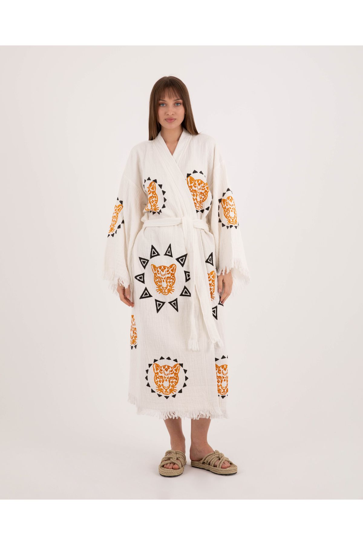 Bornoz ,Plaj Kıyafeti, Kimono , Kaftan ,Sabahlık &  Leopar Gücü