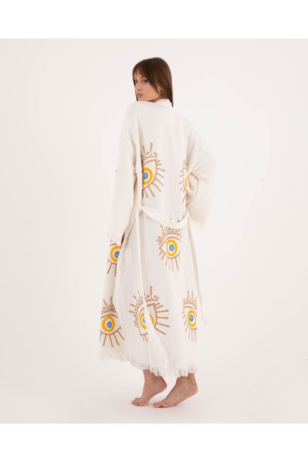 Bornoz ,Plaj Kıyafeti,Kimono , Kaftan ,Sabahlık  & İpek Kirpik Çekiciliği