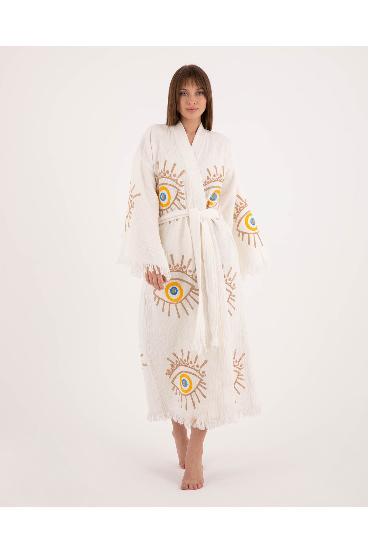 Bornoz ,Plaj Kıyafeti,Kimono , Kaftan ,Sabahlık  & İpek Kirpik Çekiciliği