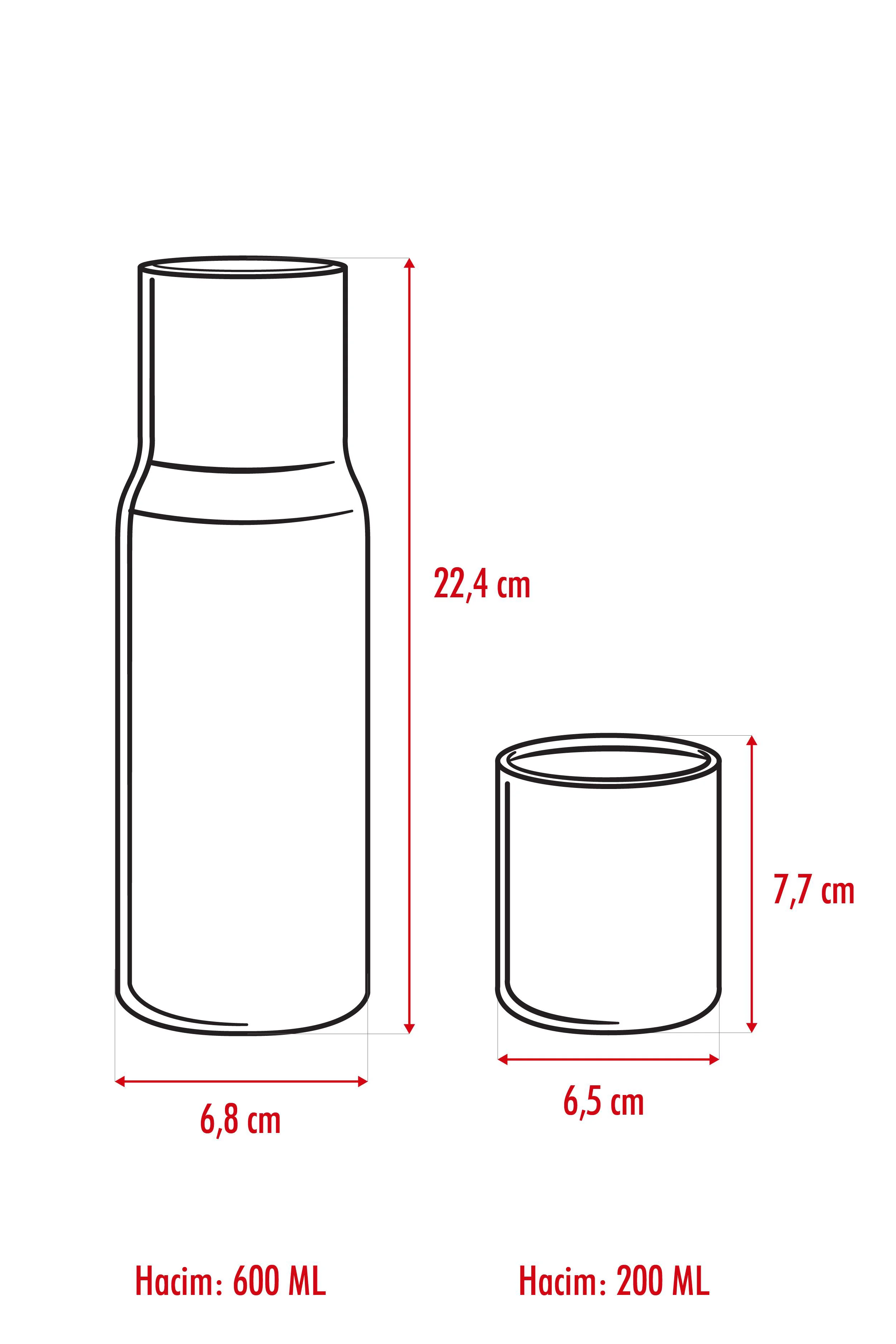 Borosilikat Cam Beyaz Başucu Sürahisi &amp; Cam Sürahi * 600 ml