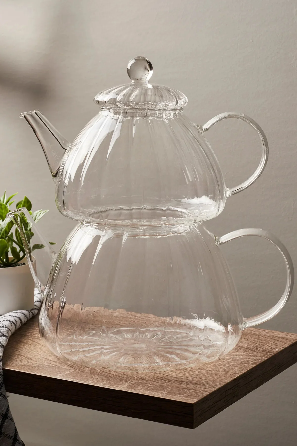 Borosilikat Cam Çaydanlık