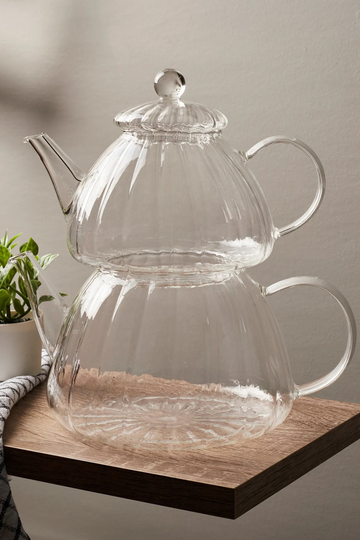 Binbirdemet Borosilikat Cam Çaydanlık