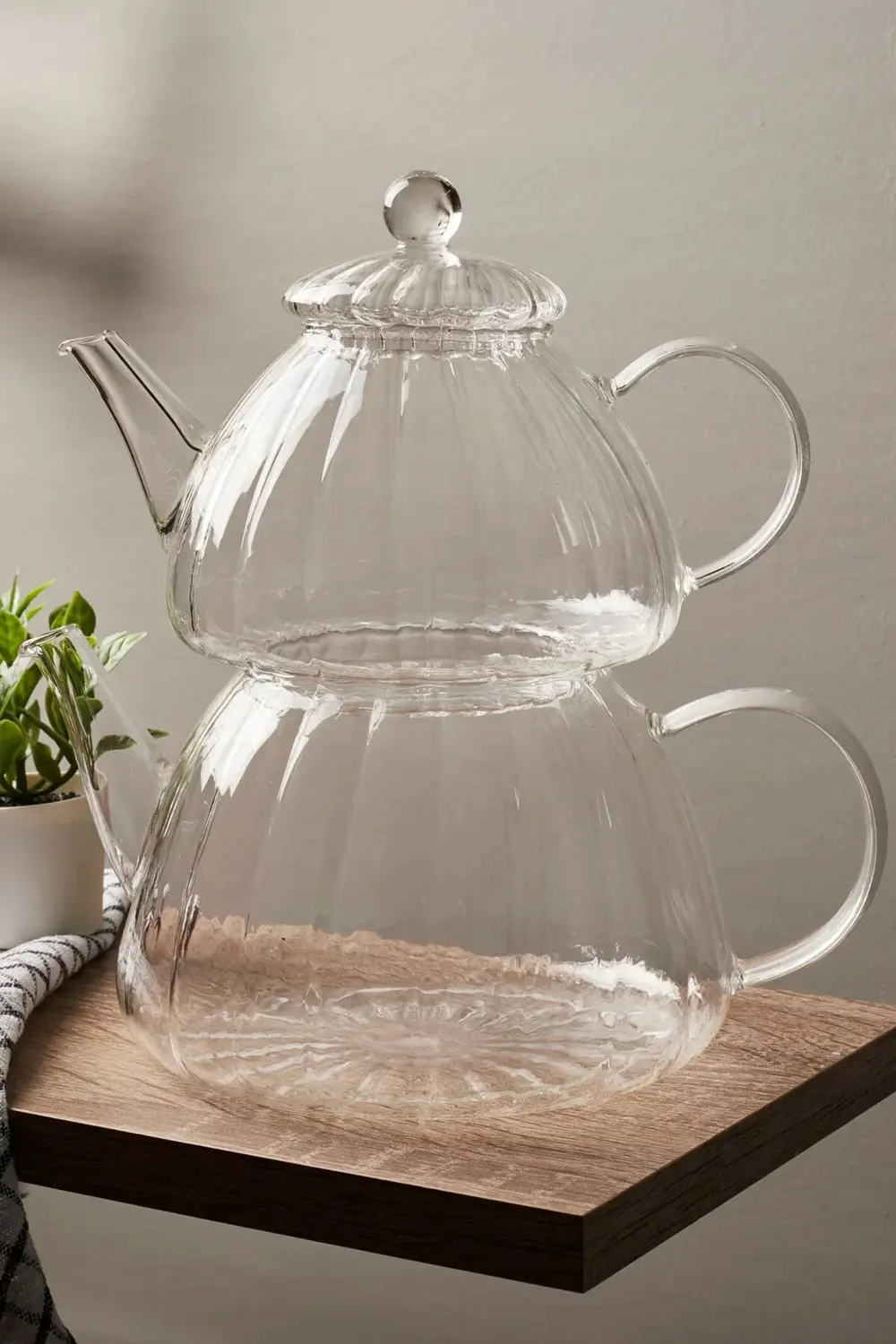 Borosilikat Cam Çaydanlık