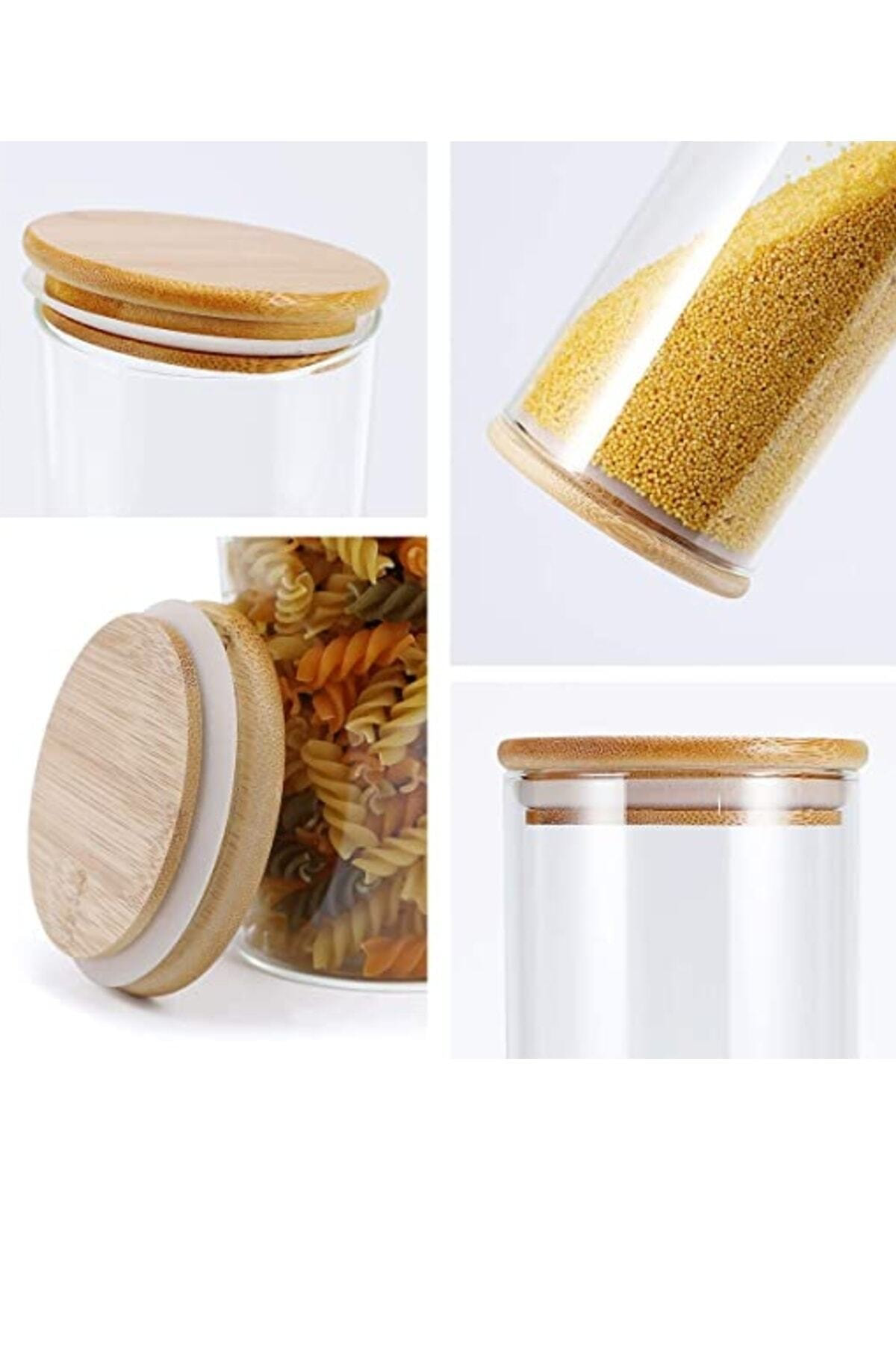 Arow - Dubai Borosilikat Cam Kavanoz 1200 Ml