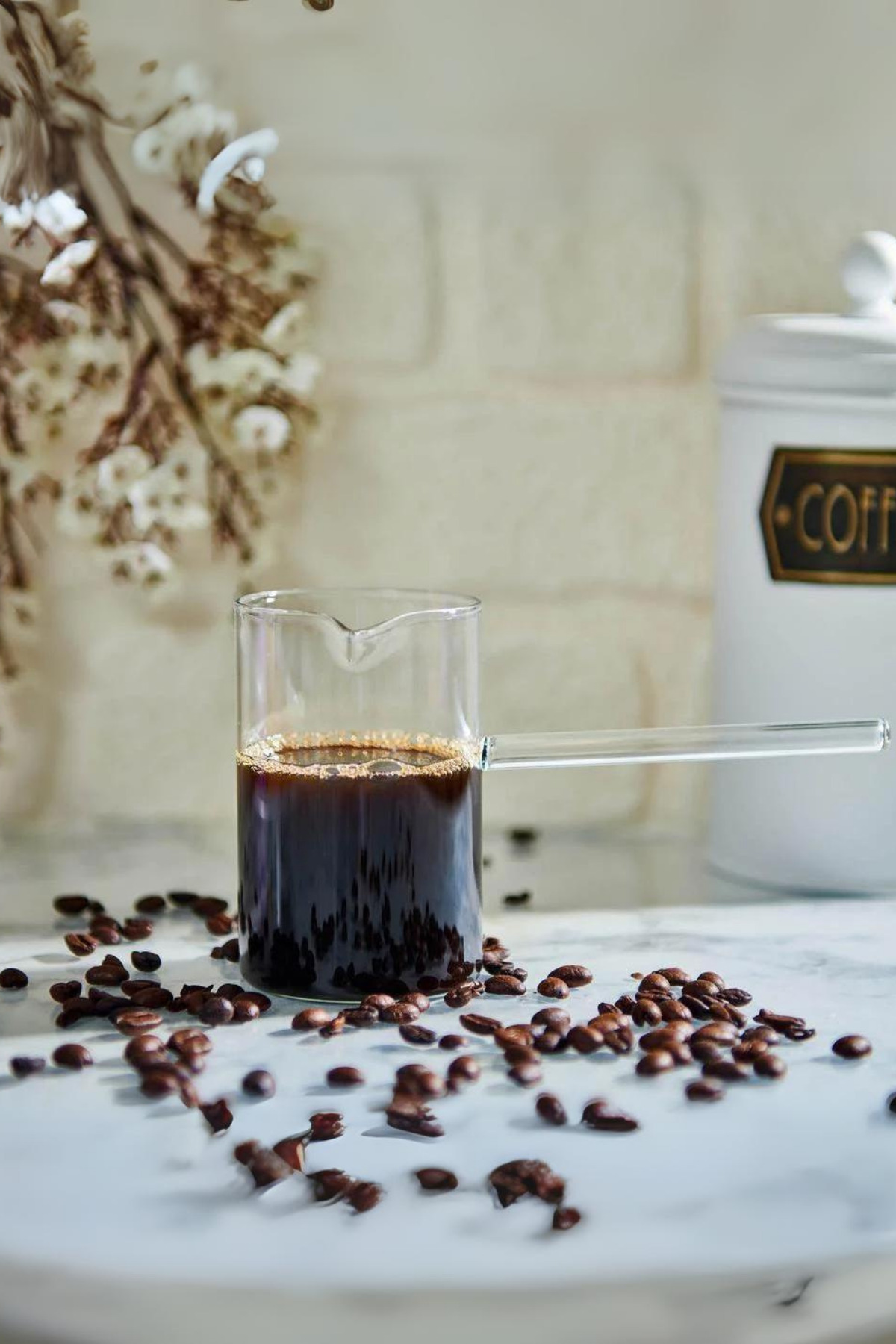 Fsmarc Borosilikat Cam Lüx Cezve 400 Ml