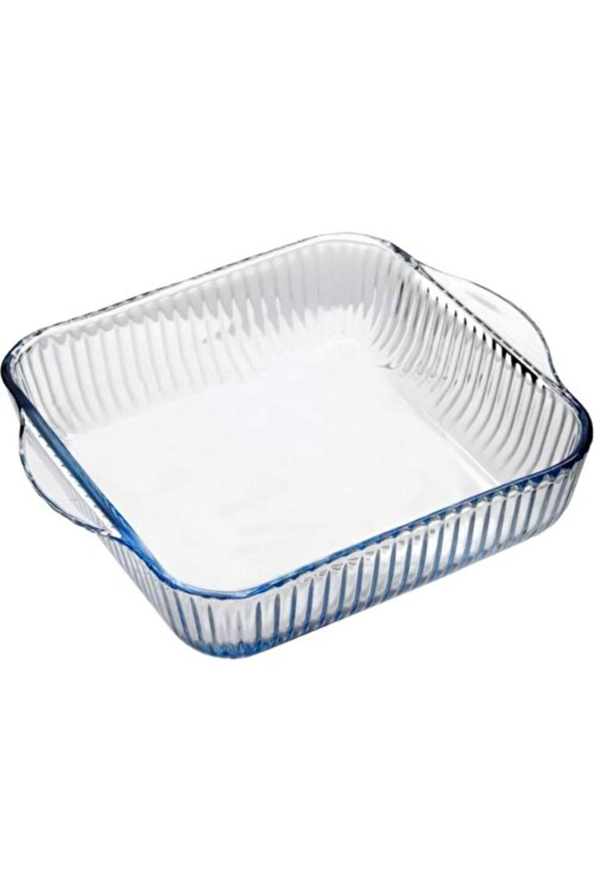 Borosilikat Cam Mega Kek Börek Kalıbı Köşeli Fırın Buzluk İçin Uy